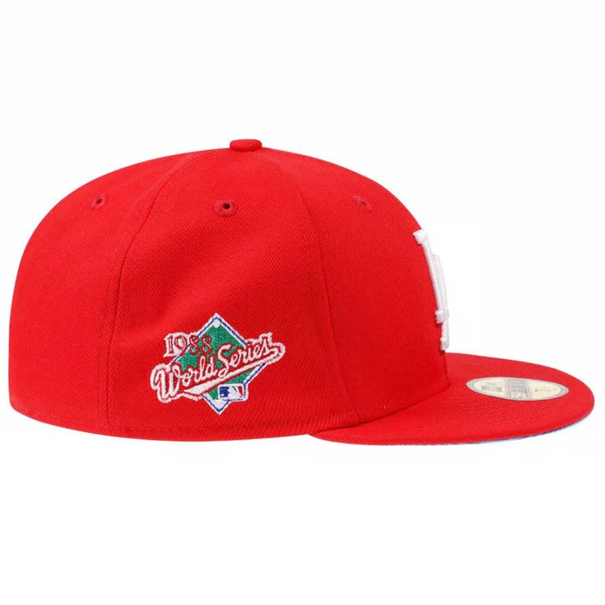 New Era 59Fifty Los Angeles Dodgers World Series 1988 Fire Glacier Blue Edition Fitted Cap