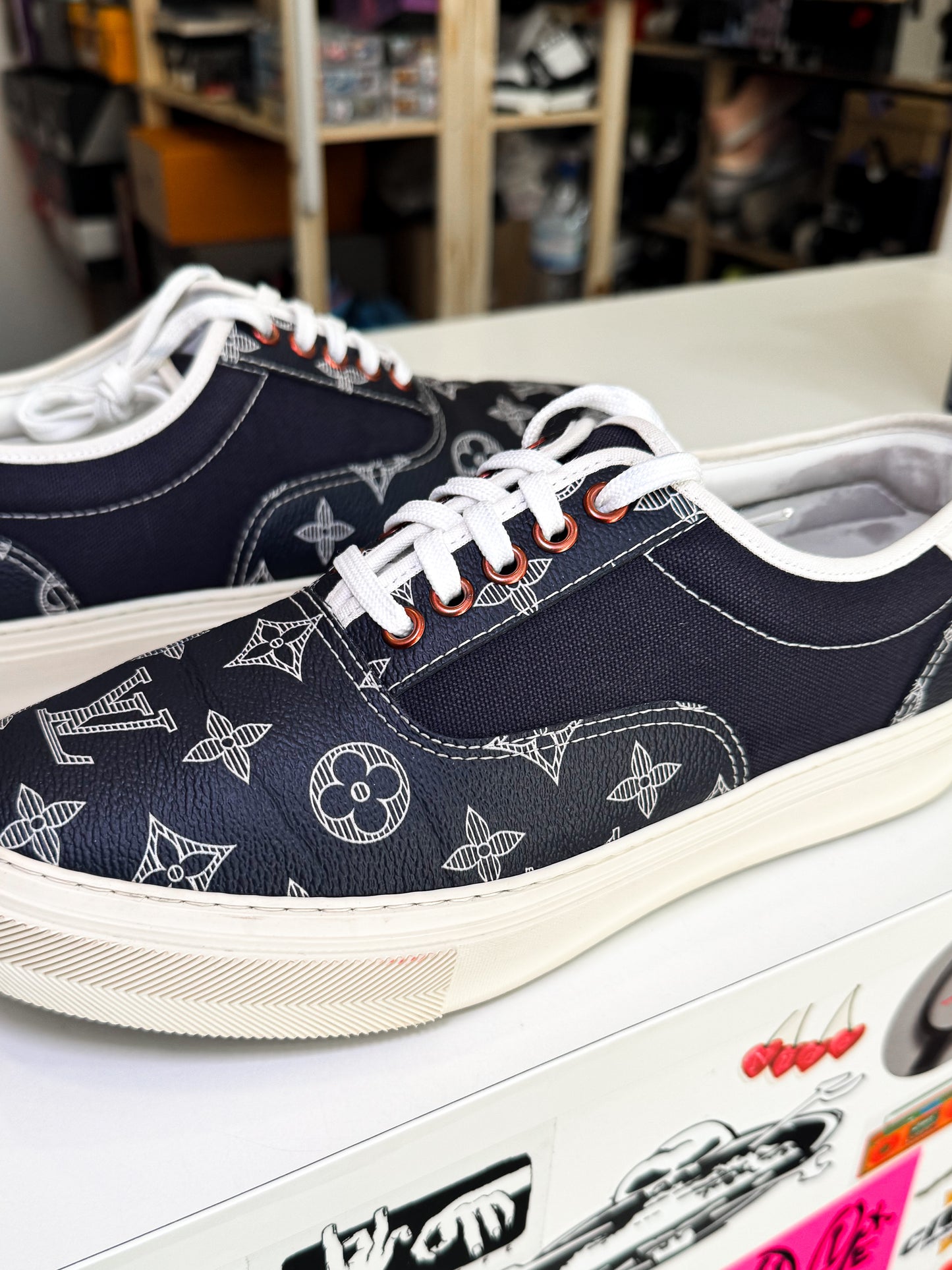 Louis Vuitton Trocadero Trainer Monogram ‘Navy’ - Recondicionado
