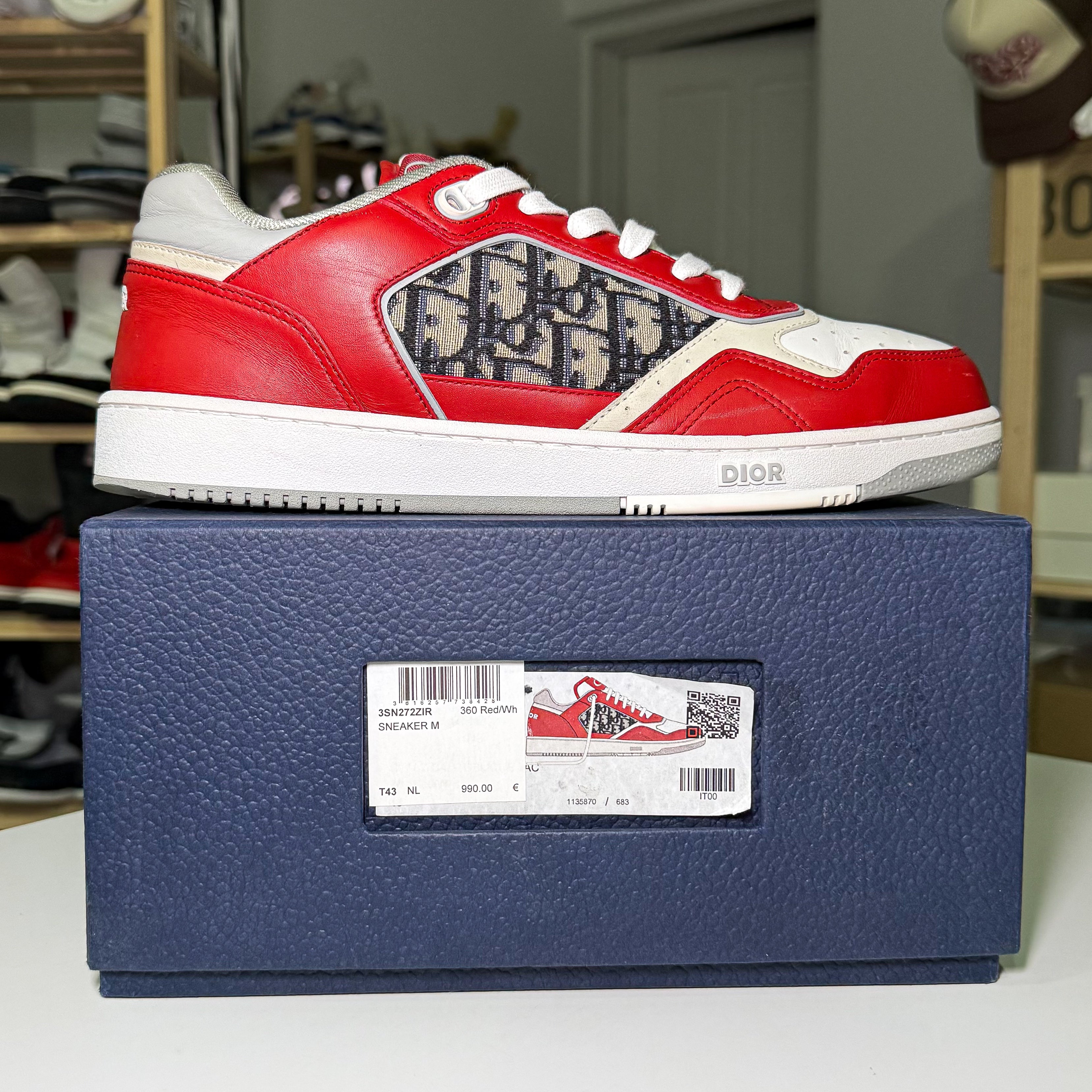 Dior B27 Low ‘Oblique Red’ - Recondicionado