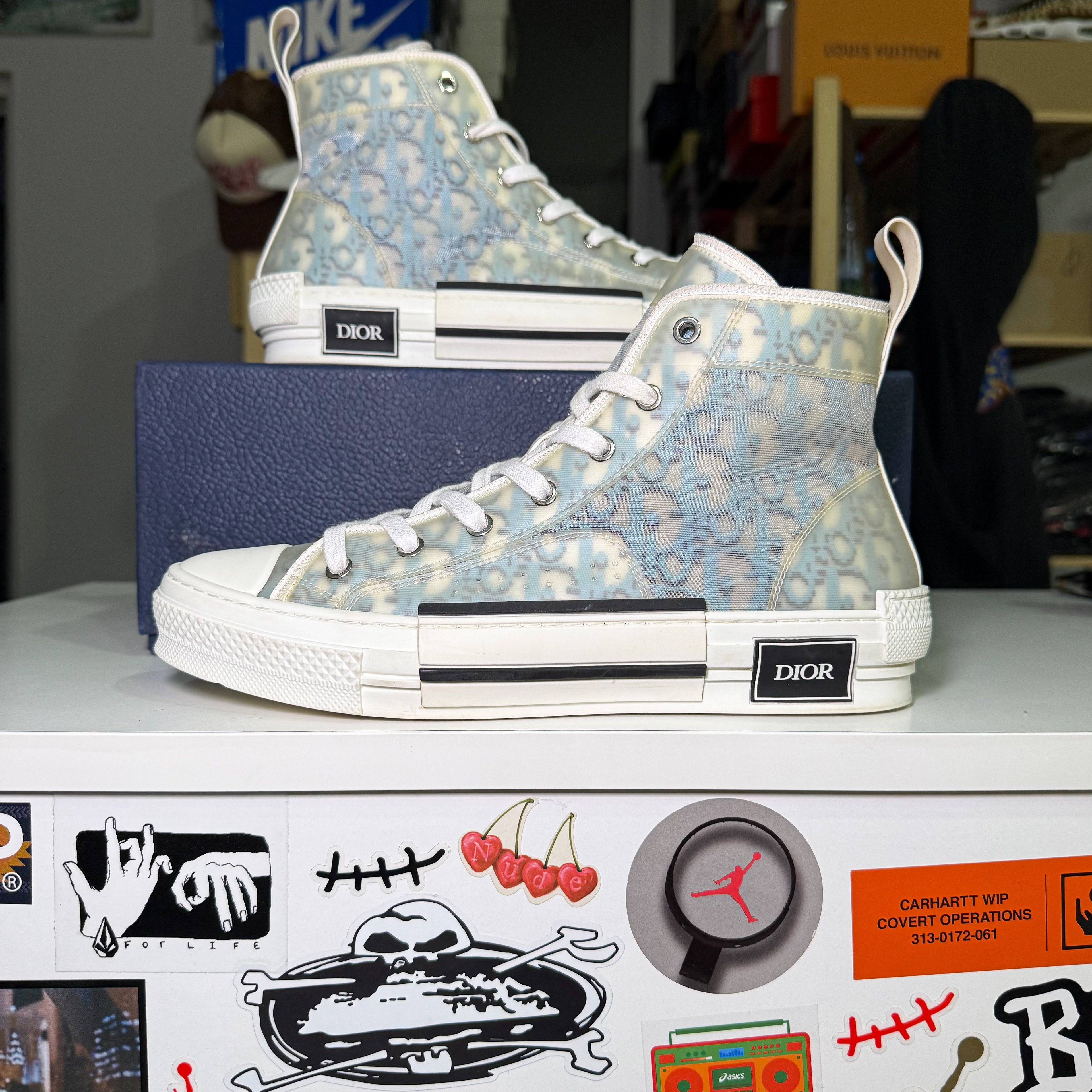 Dior B23 High ‘Dior Oblique Pixel - Dark Blue’ - Recondicionado