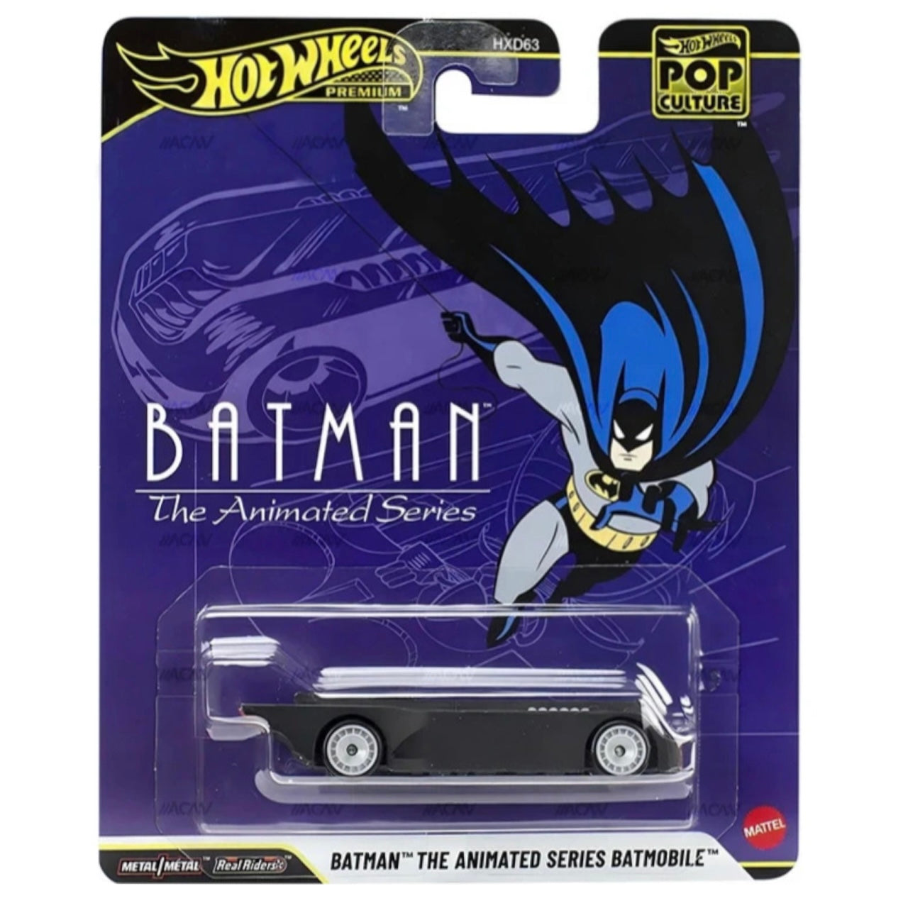 Mattel Hot Wheels Pop Culture 2025 Batman The Animated Series Batmobile