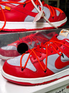 Nike Dunk Low x Off White ‘University Red’ 2019 - Recondicionado