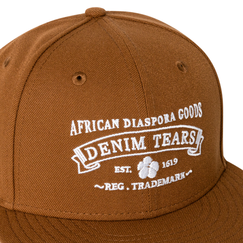 New Era 59Fifty x Denim Tears AGP Brown Fitted Cap