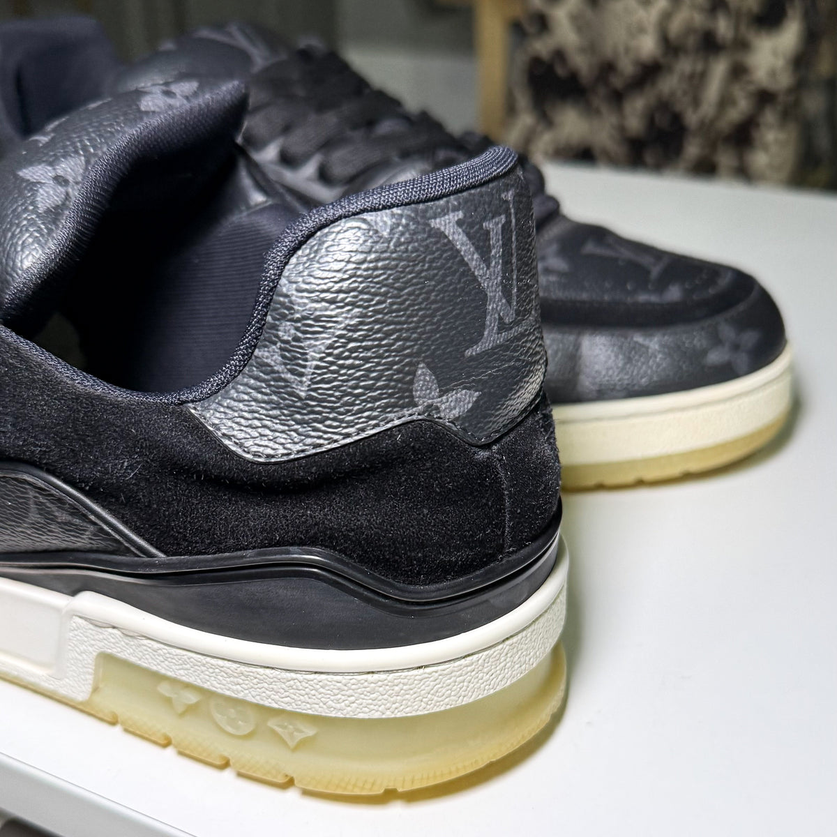Louis Vuitton LV Trainer Low ‘Black Monogram’ - Recondicionado