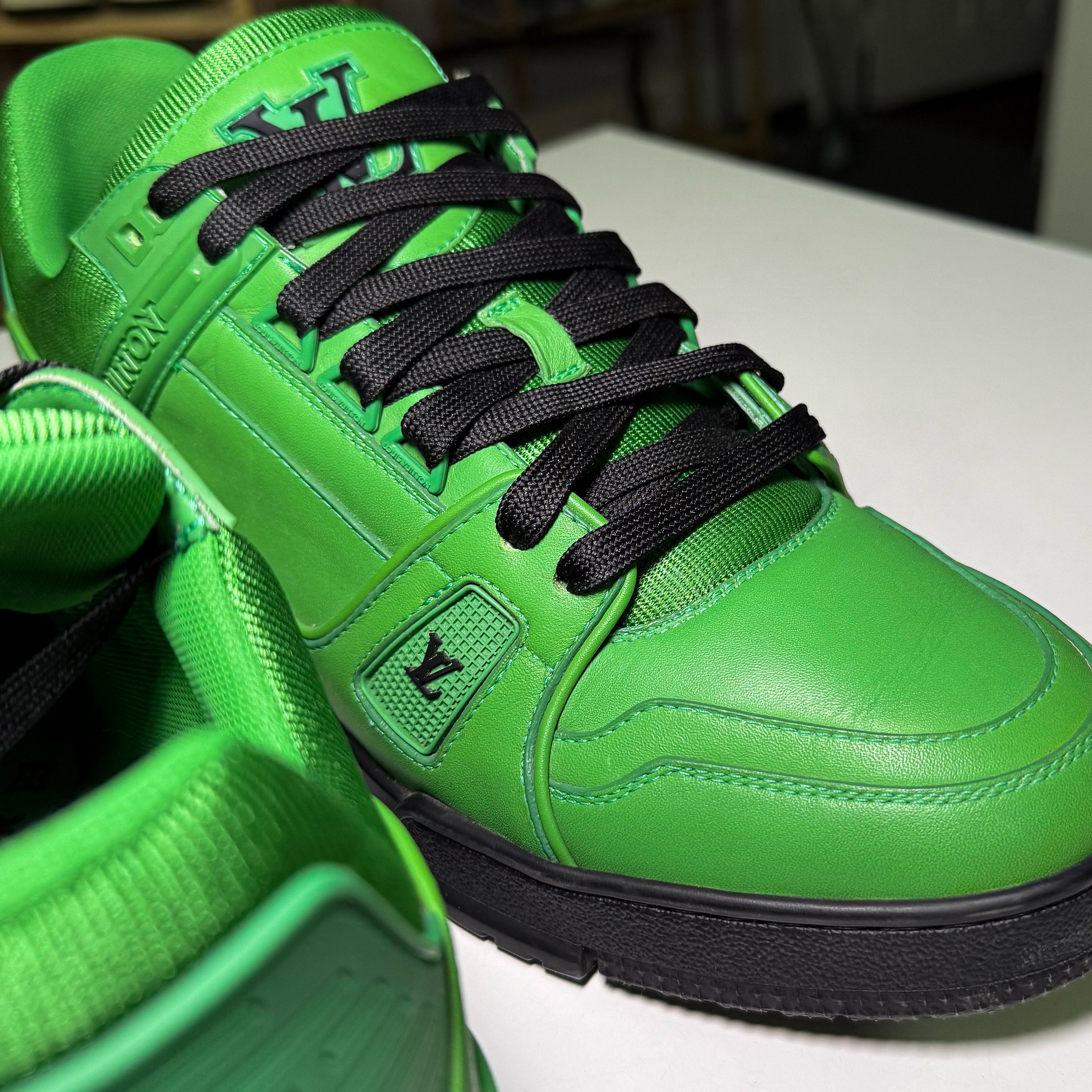 Louis Vuitton LV Trainer ‘Green Black’ 2021 - Recondicionado