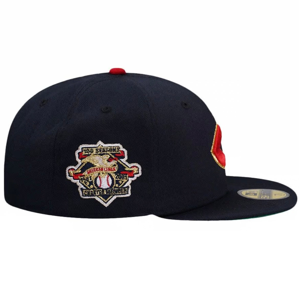 New Era 59Fifty Cleveland Indians American League Throwback Edition Fitted Cap