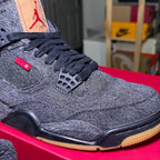 Air Jordan 4 Retro x Levi’s ‘Black Denim’ Blank Tag 2018 - Recondicionado