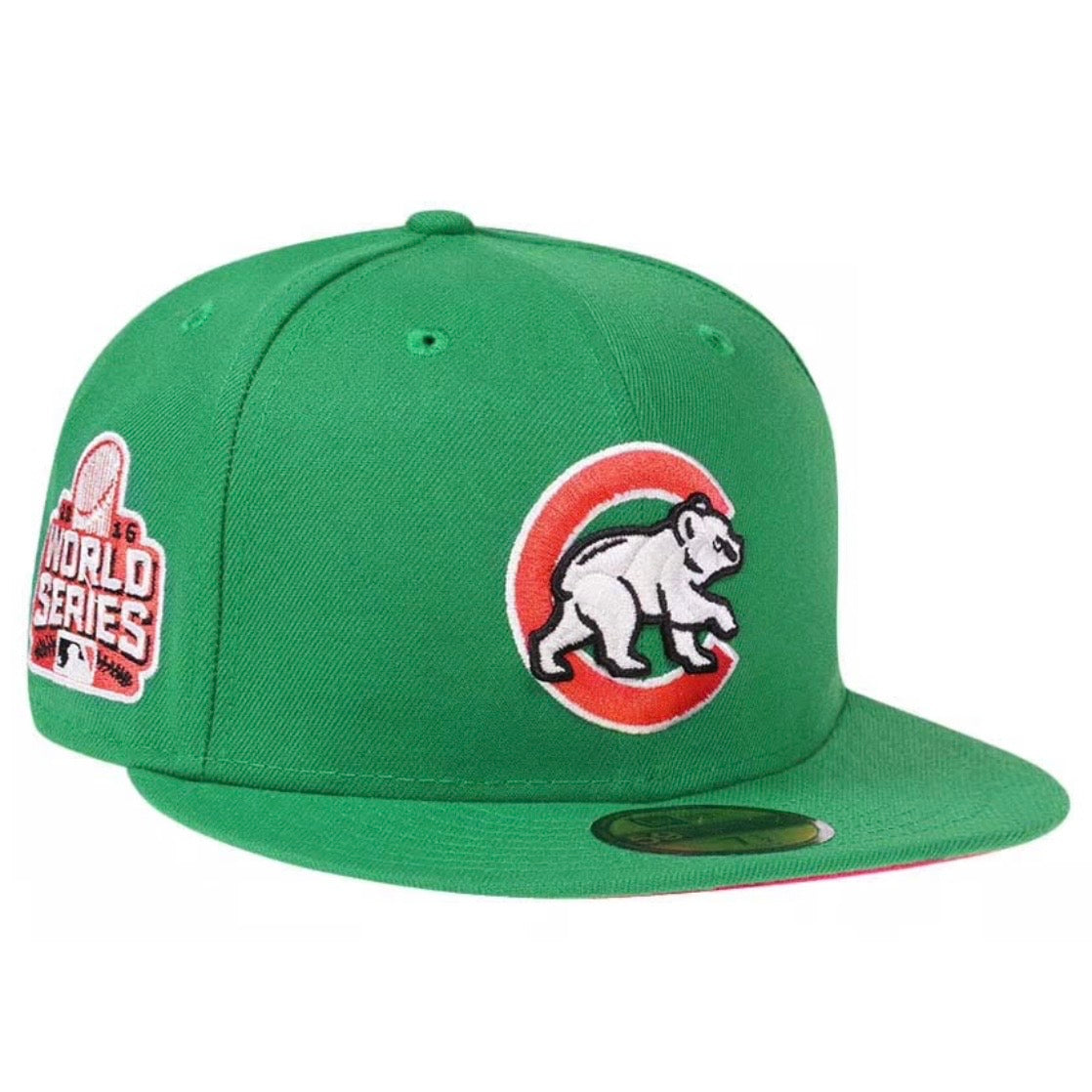 New Era 59Fifty Chichago Cubs World Series 2015 Botanic Lava Edition Fitted Cap