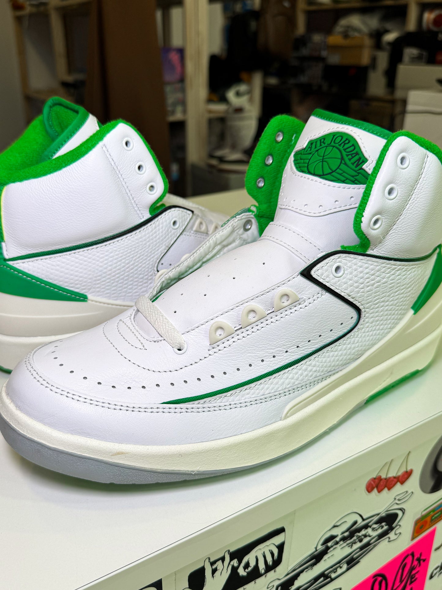 Air Jordan 2 Retro ‘Lucky Green’ 2023 - Novo