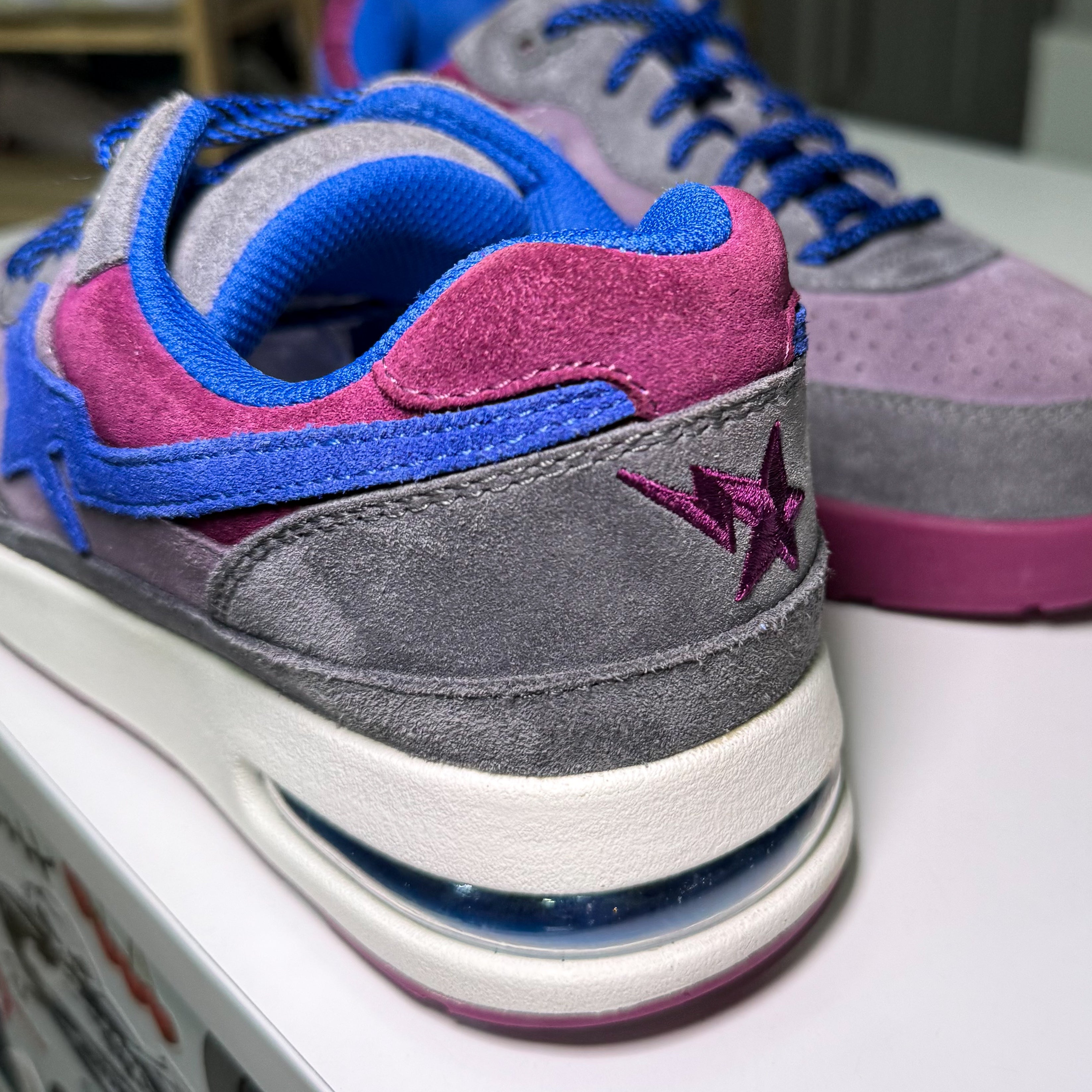 Bape Road Sta Premium Suede ‘Purple Blue’ - Recondicionado