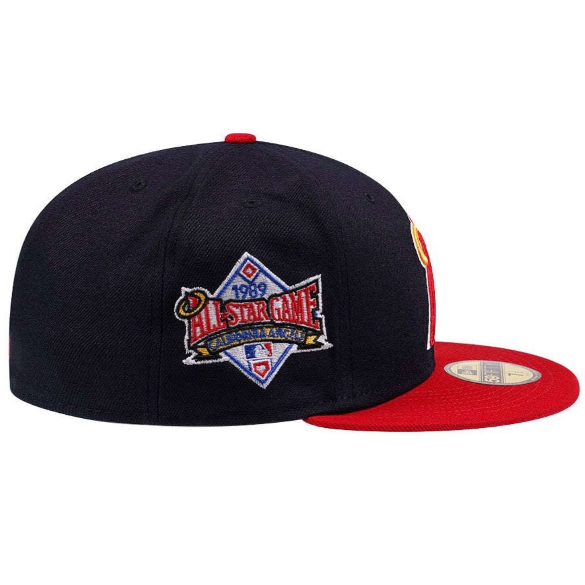 New Era 59Fifty California Angels All Star Game 1989 Two Tone Edition Fitted Cap