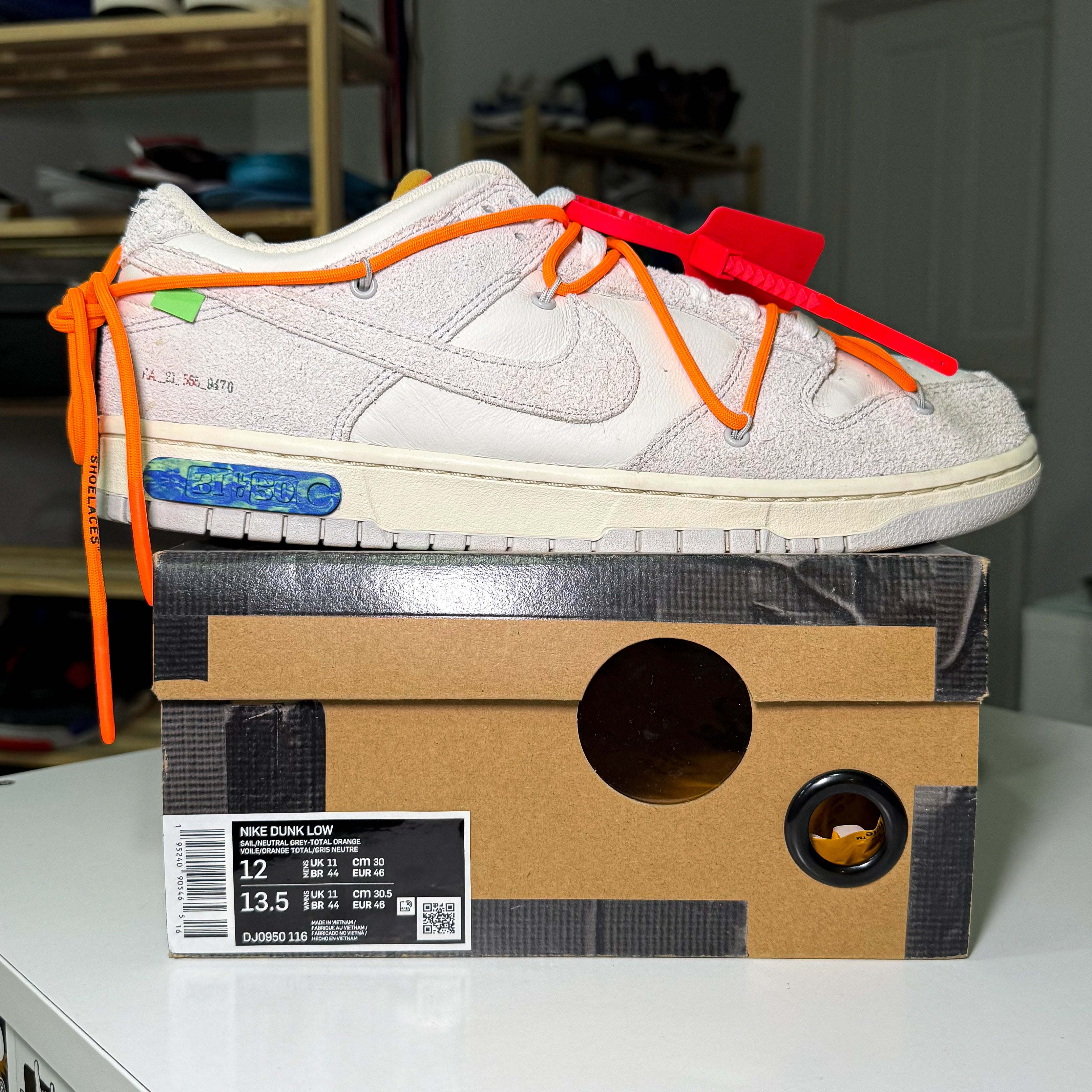 Nike Dunk Low x Off White Lot 31 2021 - Recondicionado