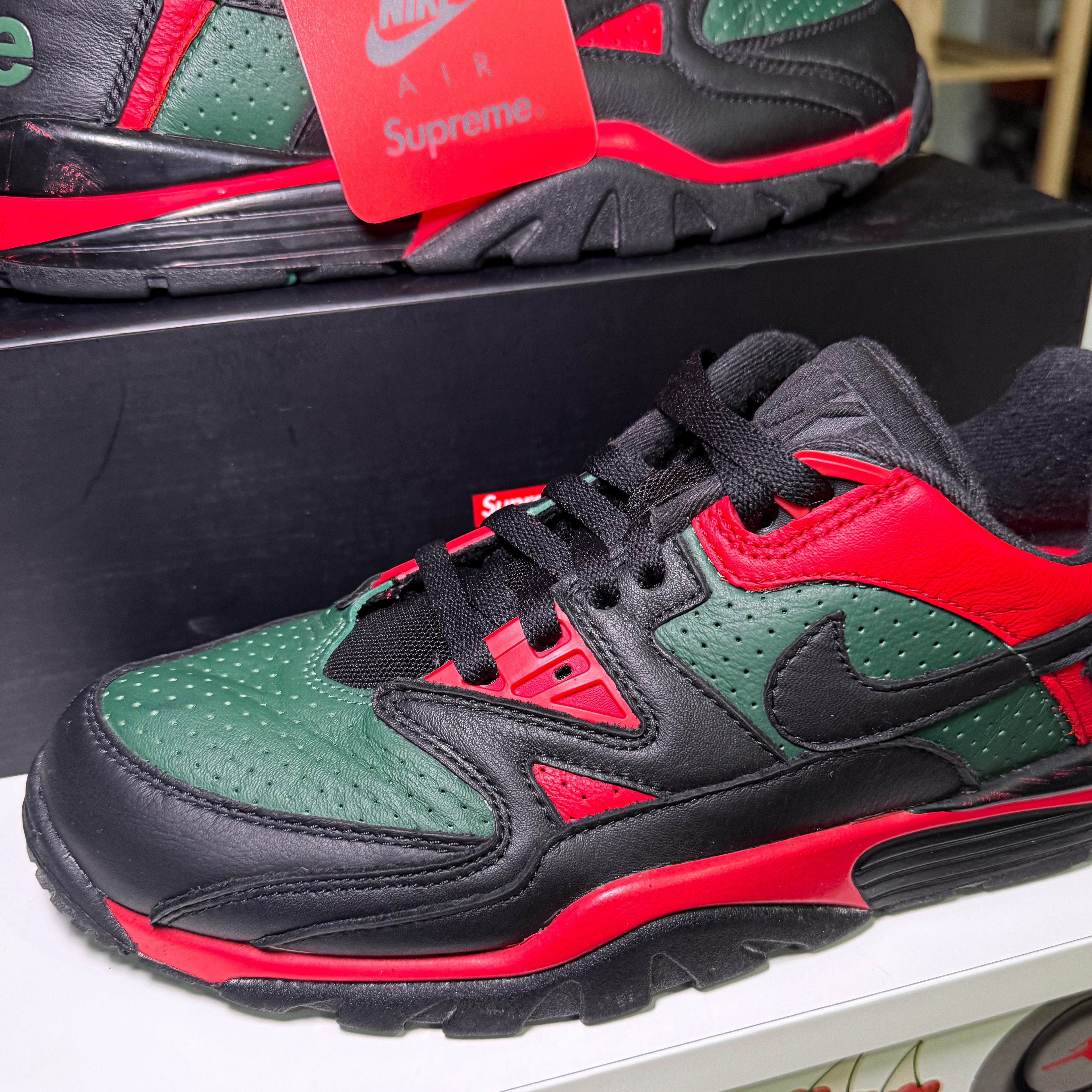 Nike Air Cross Trainer 3 Low x Supreme ‘Black Gorge Green’ 2021 - Recondicionado