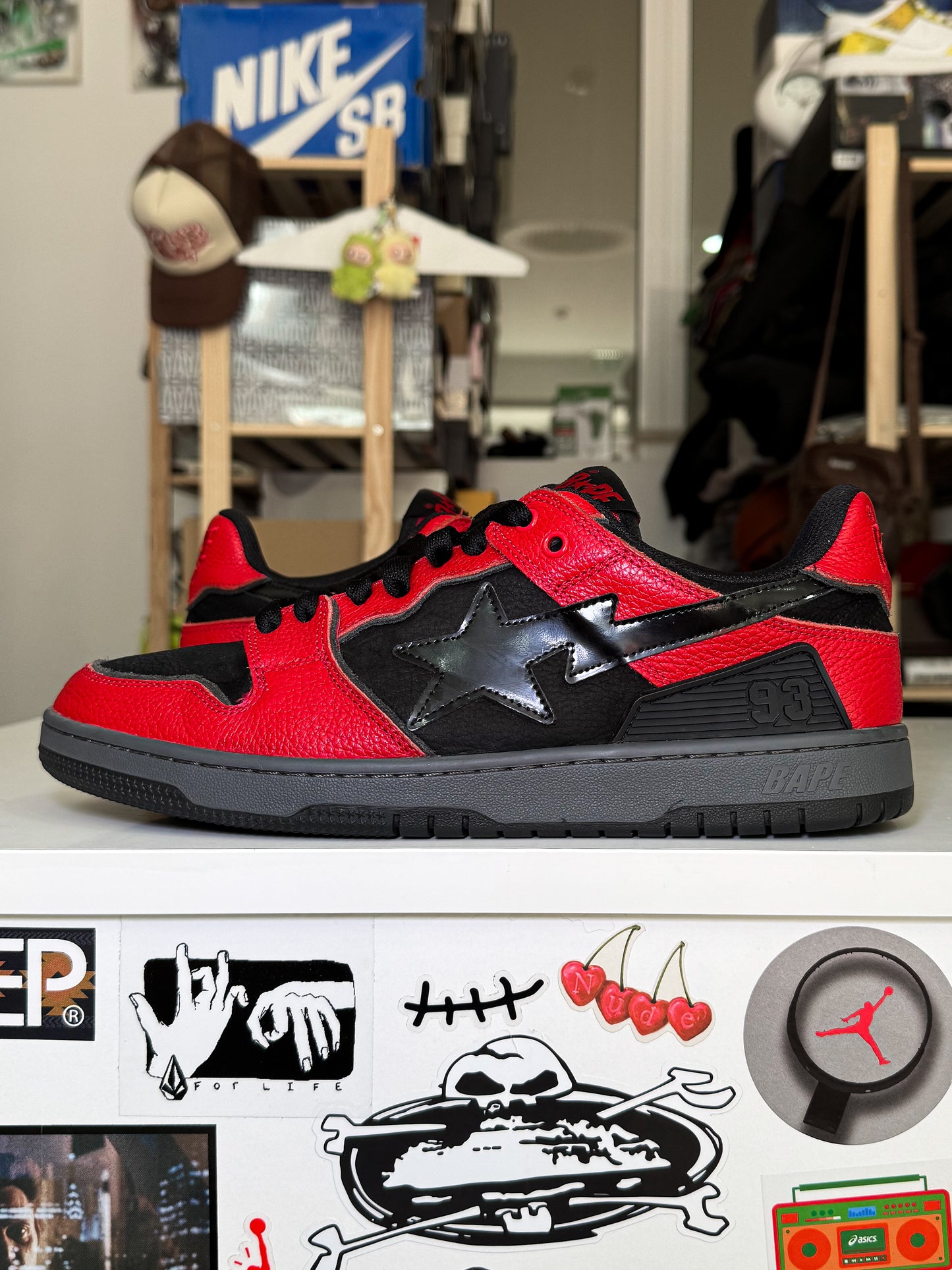Bape Sk8 Sta ‘Black Red’ - Recondicionado