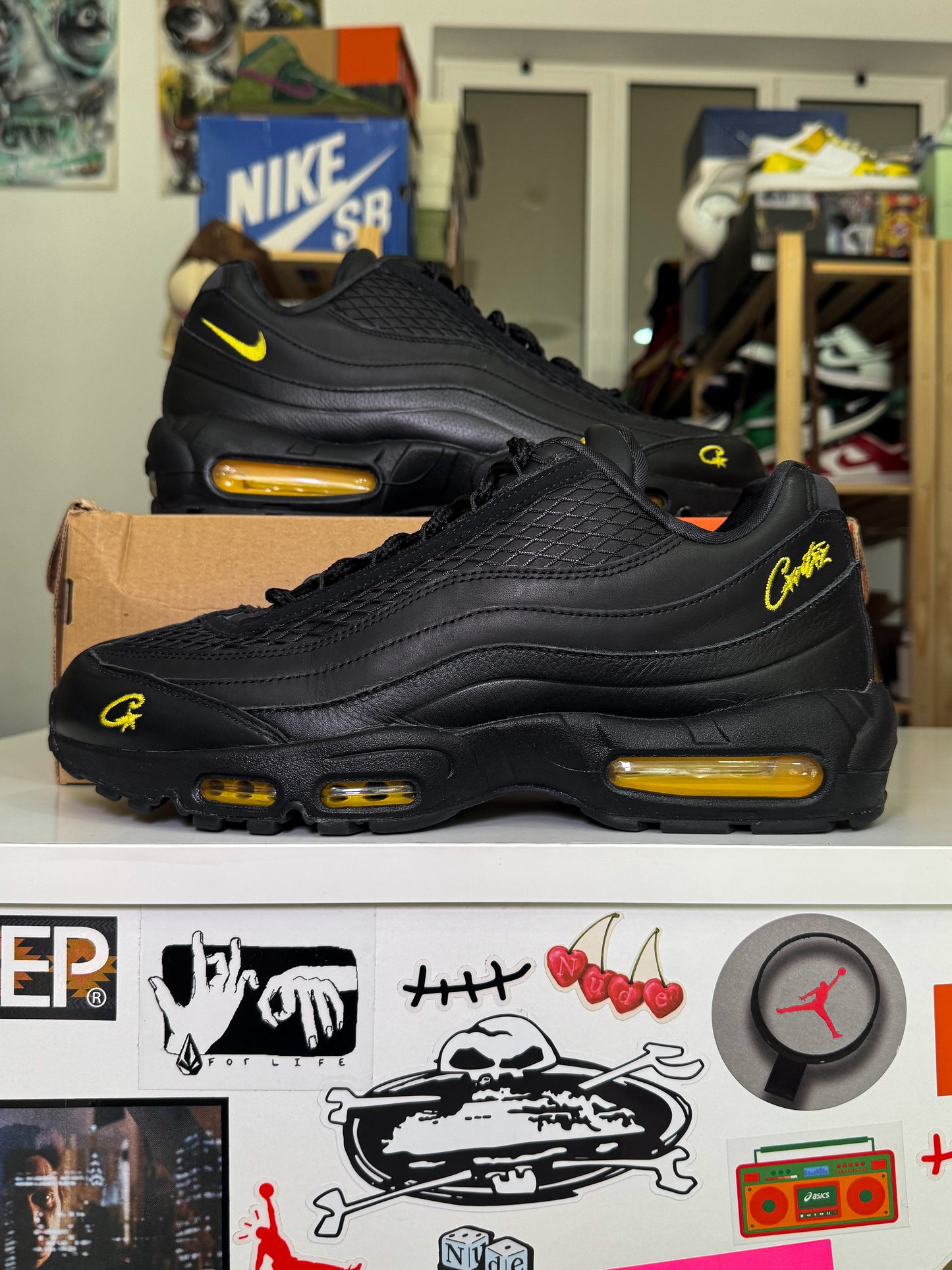 Nike Air Max 95 SP x Corteiz ‘Honey Black’ 2025 - Recondicionado