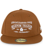 New Era 59Fifty x Denim Tears AGP Brown Fitted Cap