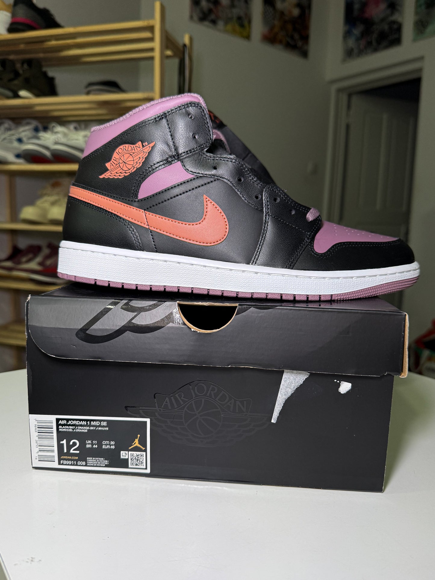 Air Jordan 1 Mid SE ‘Black Sky J Mauve’ 2024 - DS