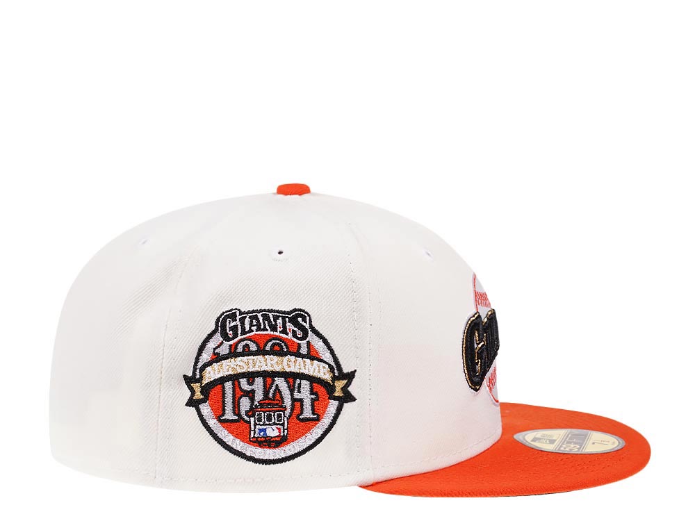 New Era 59Fifty San Francisco Giants All Star Game 1984 Cream Gold Edition Fitted Cap
