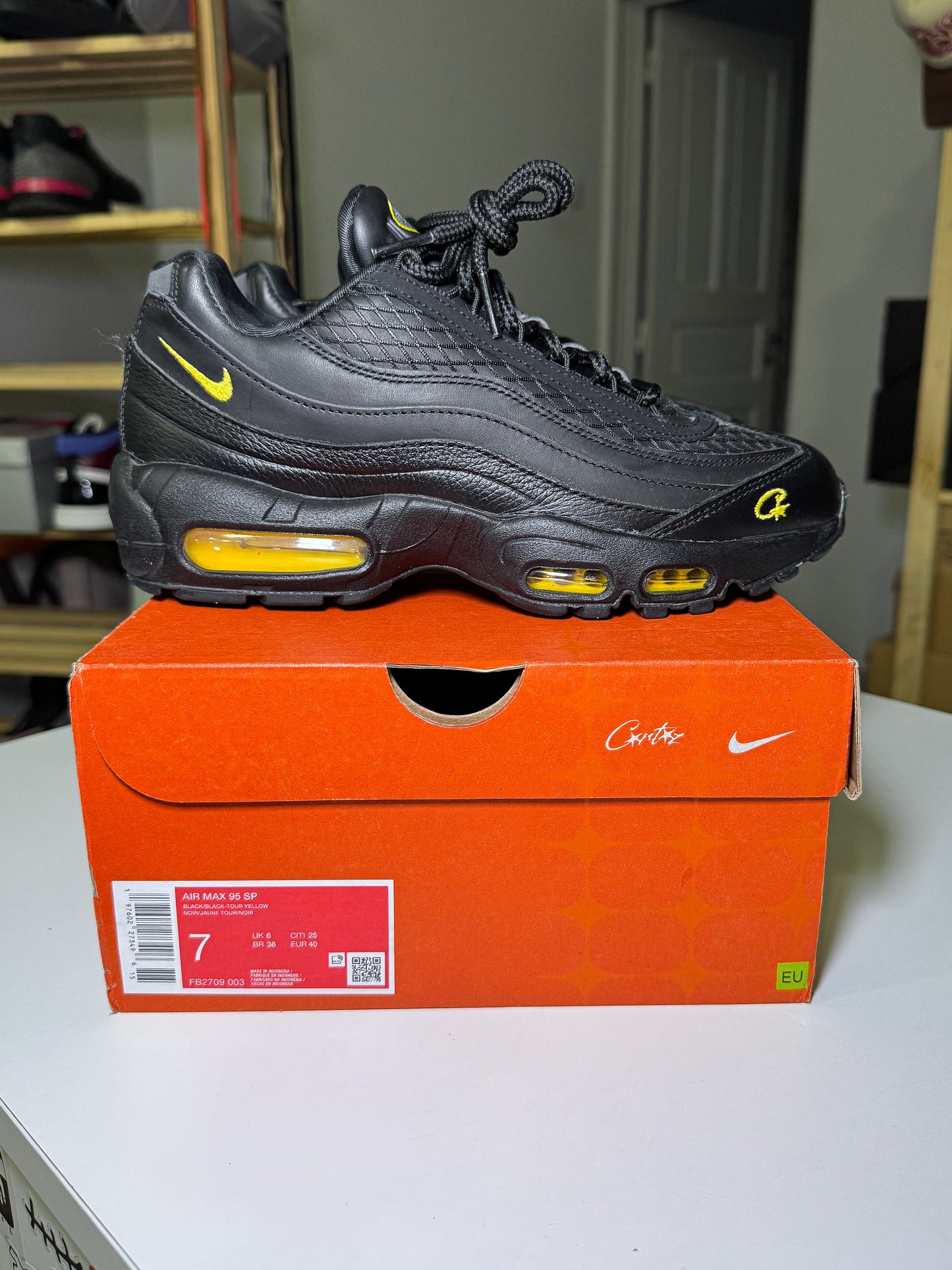 Nike Air Max 95 SP x Corteiz ‘Honey Black’ 2025 - Recondicionado