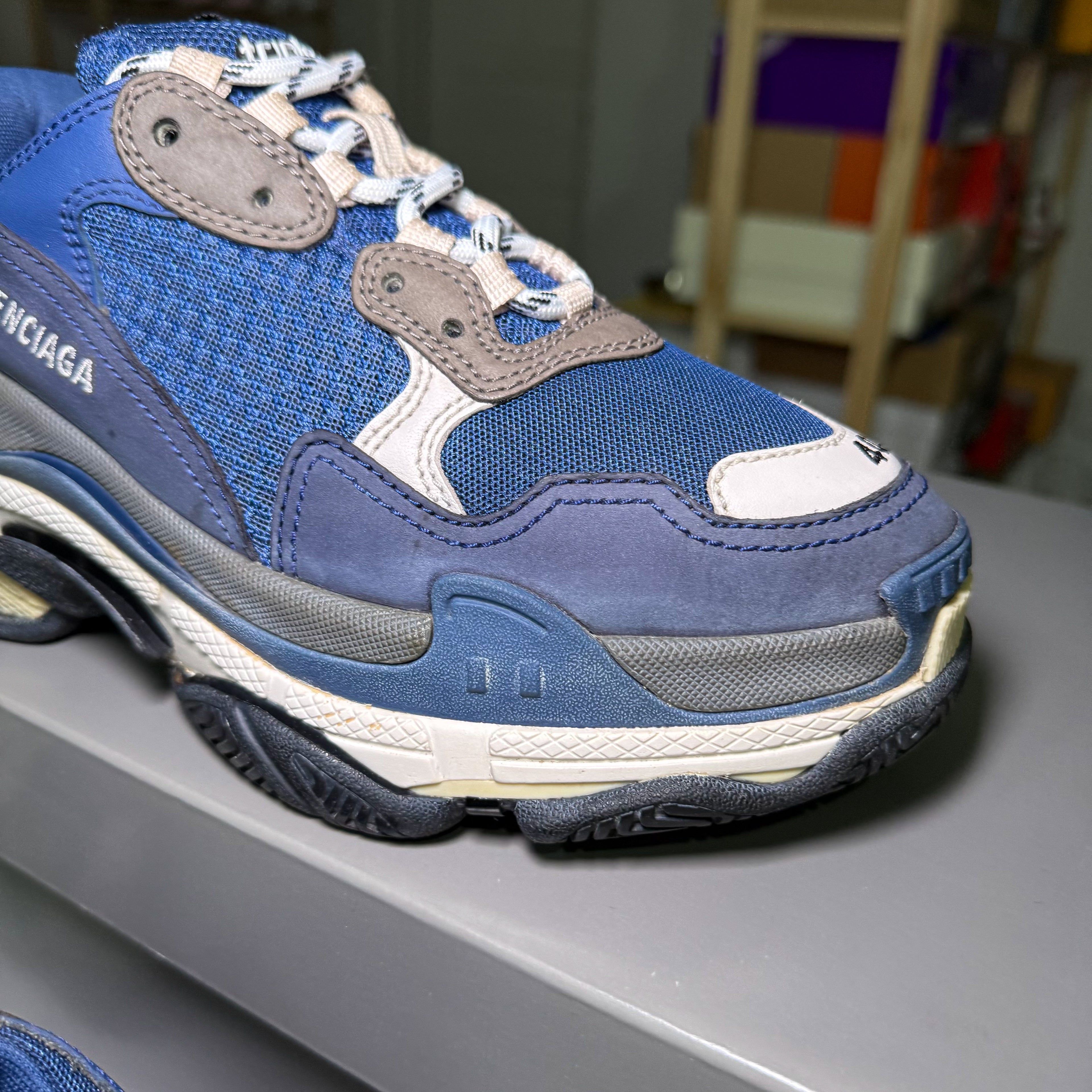 Balenciaga Triple S Sneaker ‘Navy’ 2018 - Recondicionado