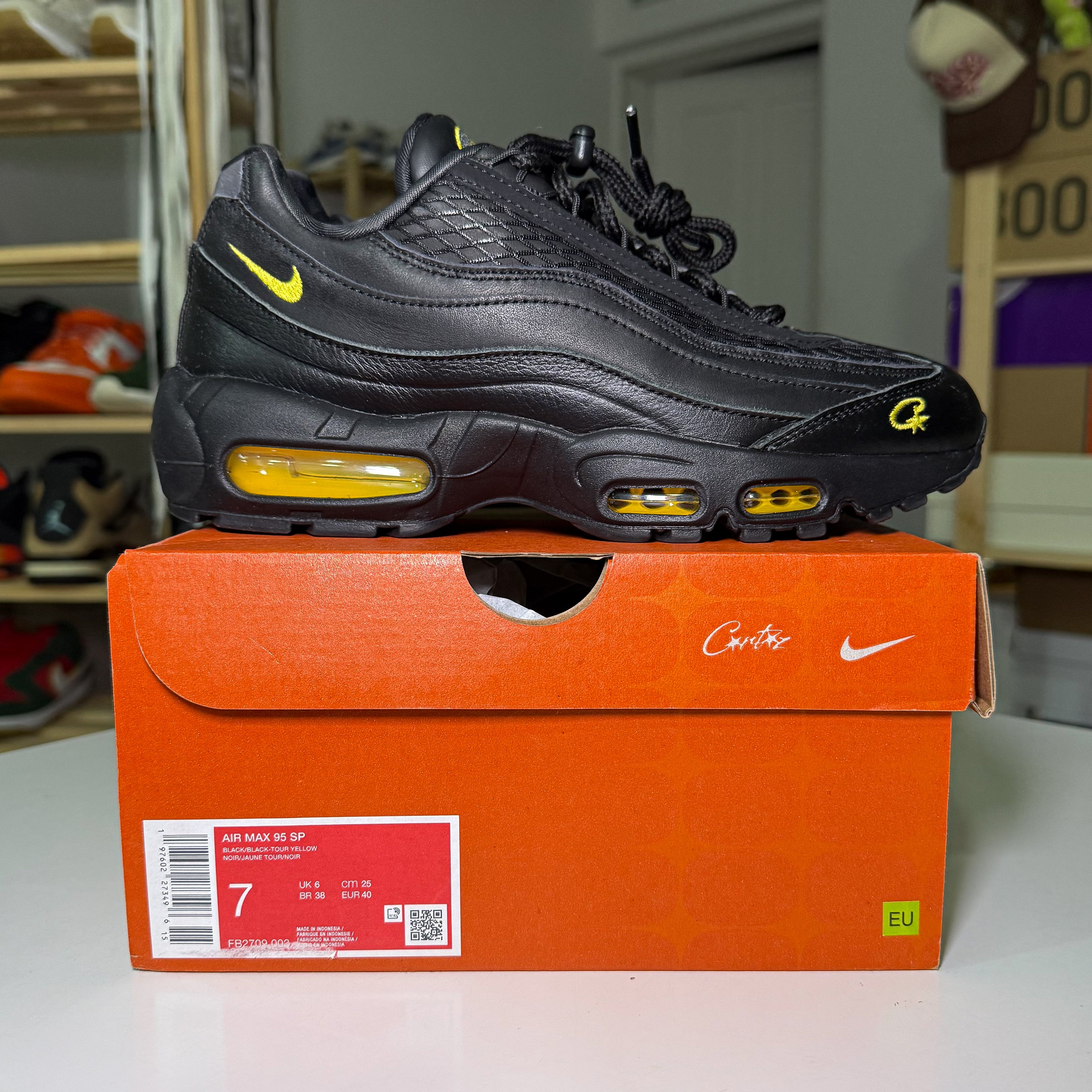 Nike Air Max 95 SP x Corteiz ‘Honey Black’ 2025 - Recondicionado