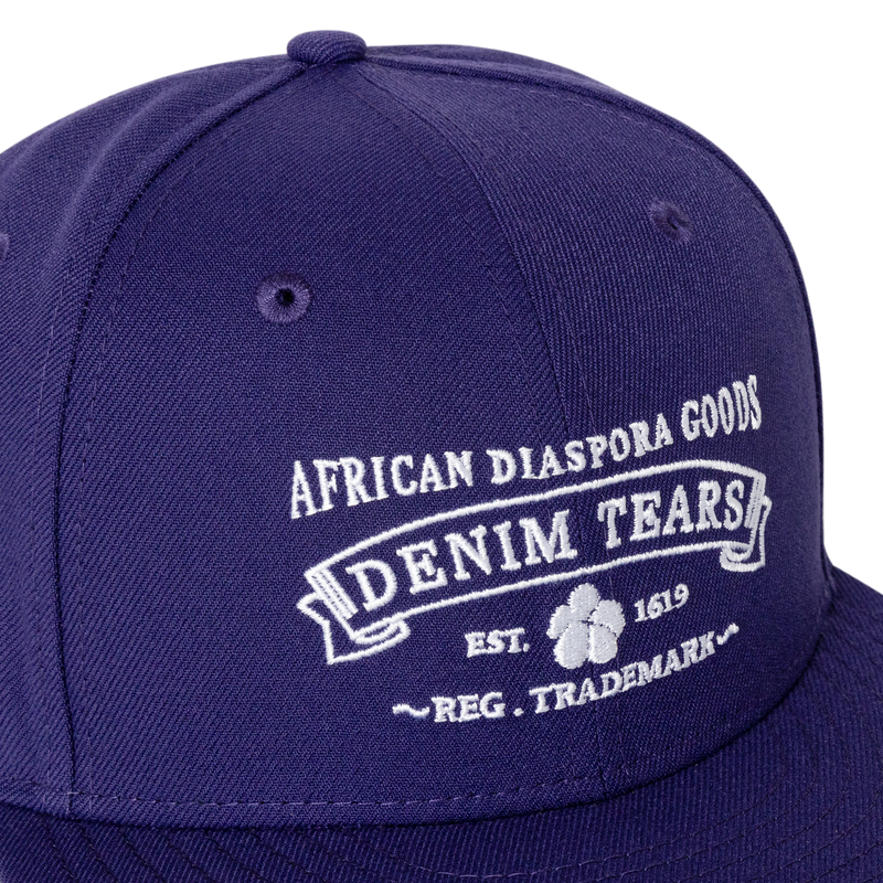 New Era 59Fifty x Denim Tears AGP Purple Fitted Cap