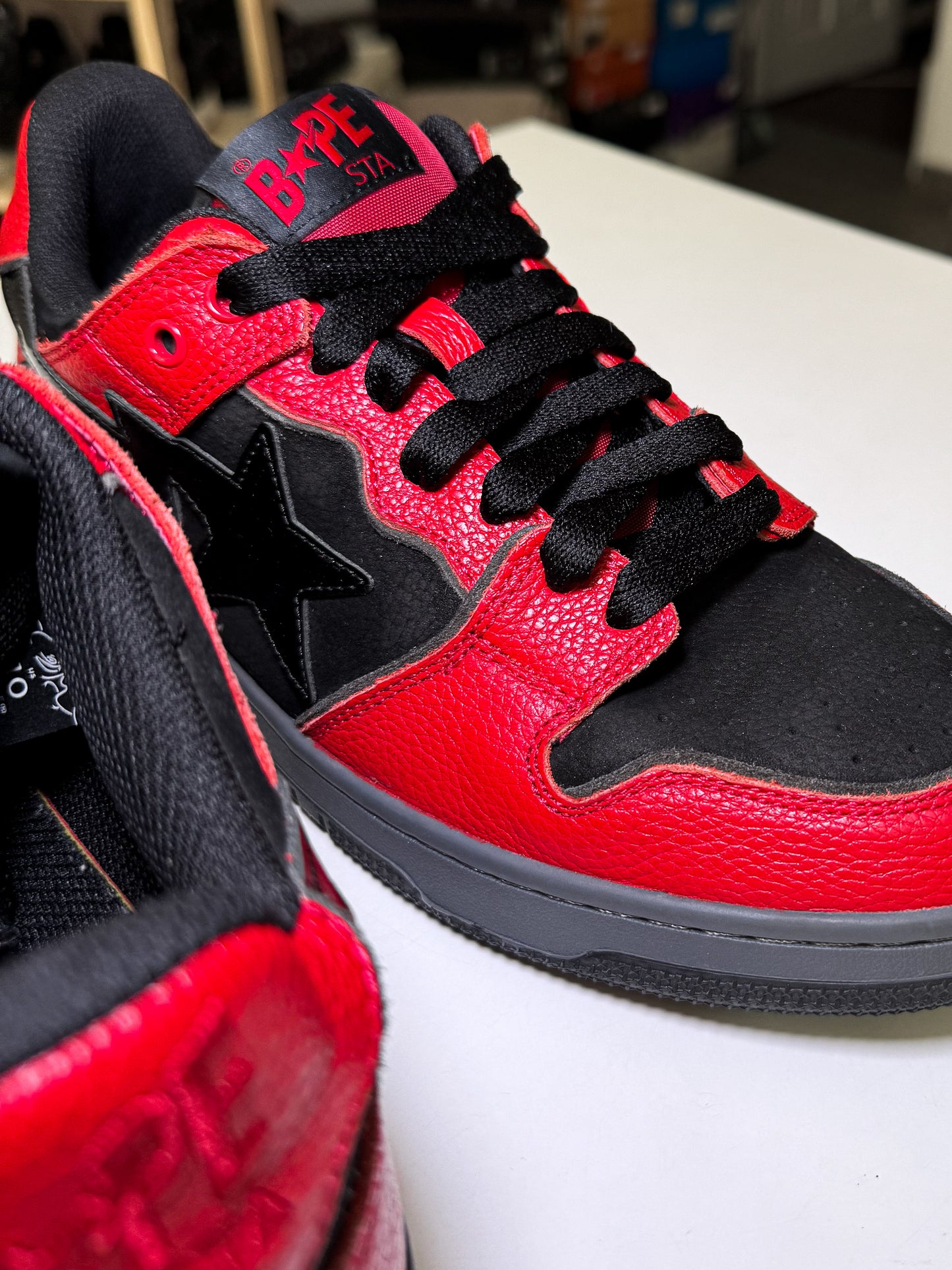 Bape Sk8 Sta ‘Black Red’ - Recondicionado