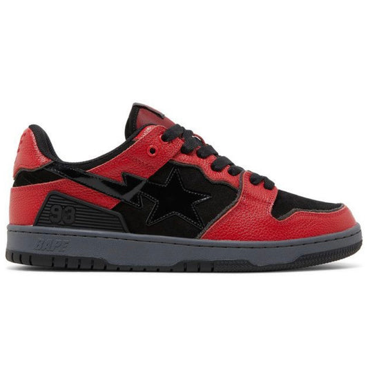 Bape Sk8 Sta ‘Black Red’ - Recondicionado
