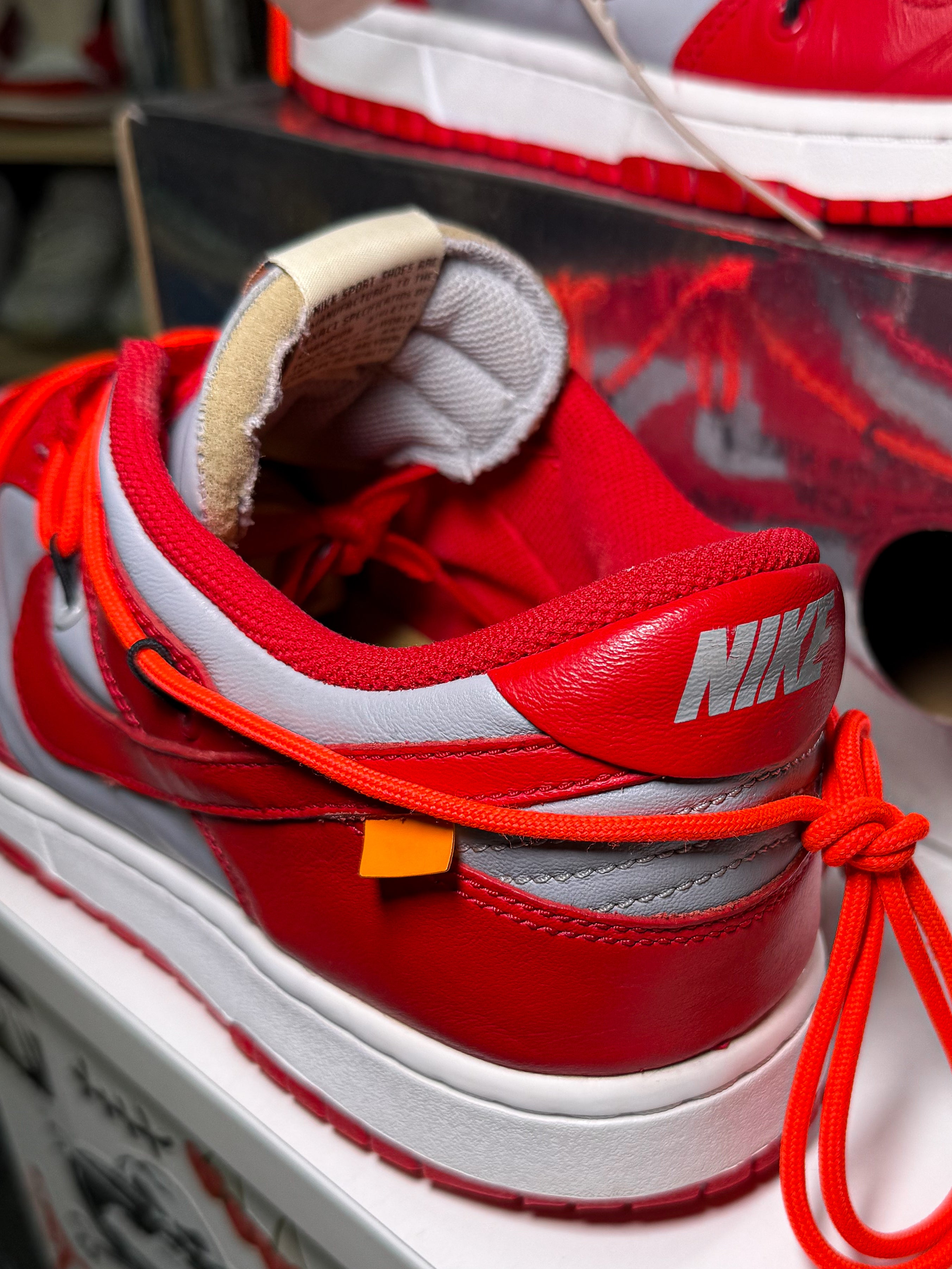 Nike Dunk Low x Off White ‘University Red’ 2019 - Recondicionado