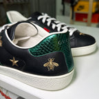 Gucci Ace Embroidered ‘Bees and Stars’ Black - Recondicionado