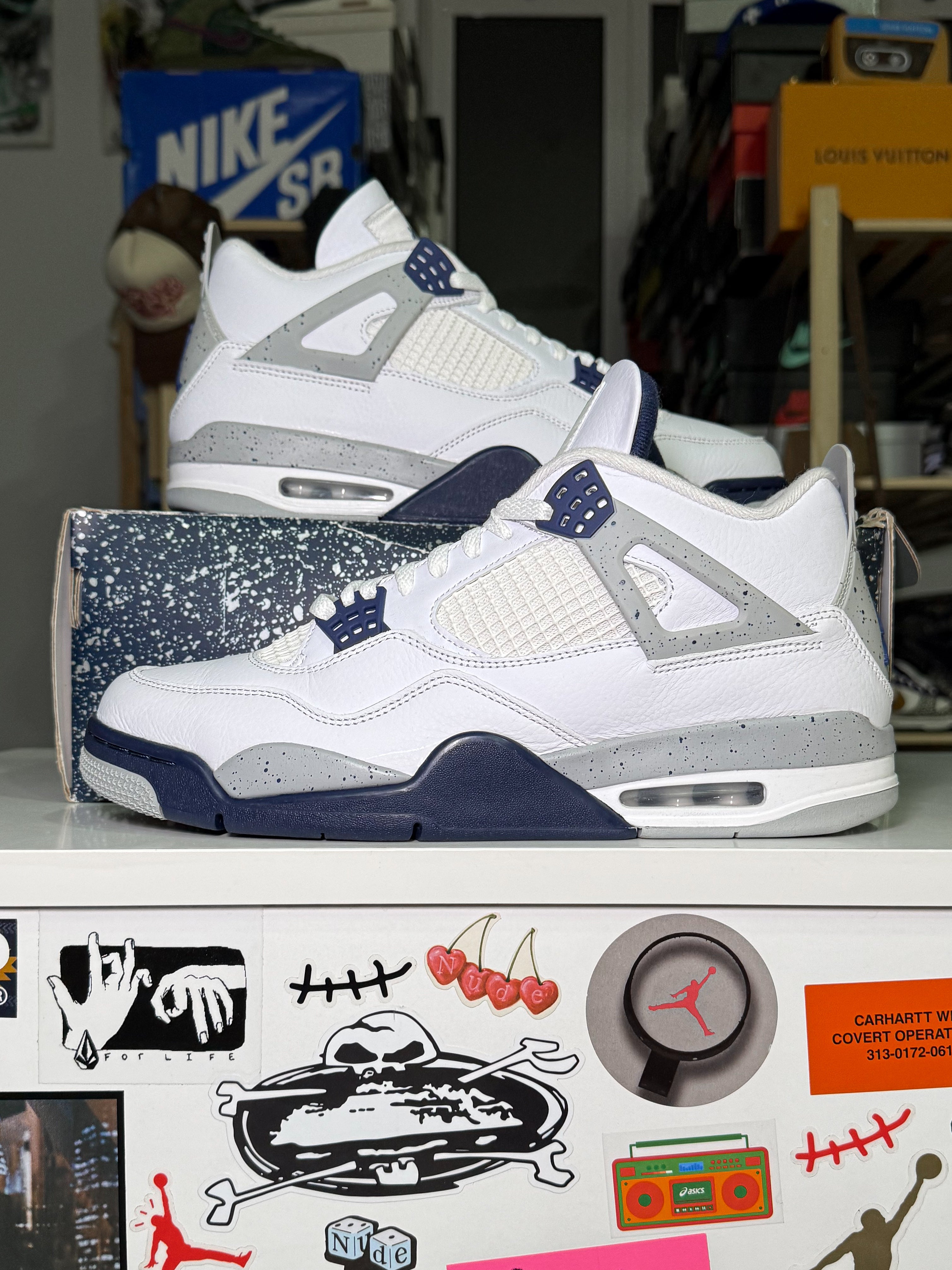 Air Jordan 4 Retro 'Midnight Navy’ 2022 - Recondicionado