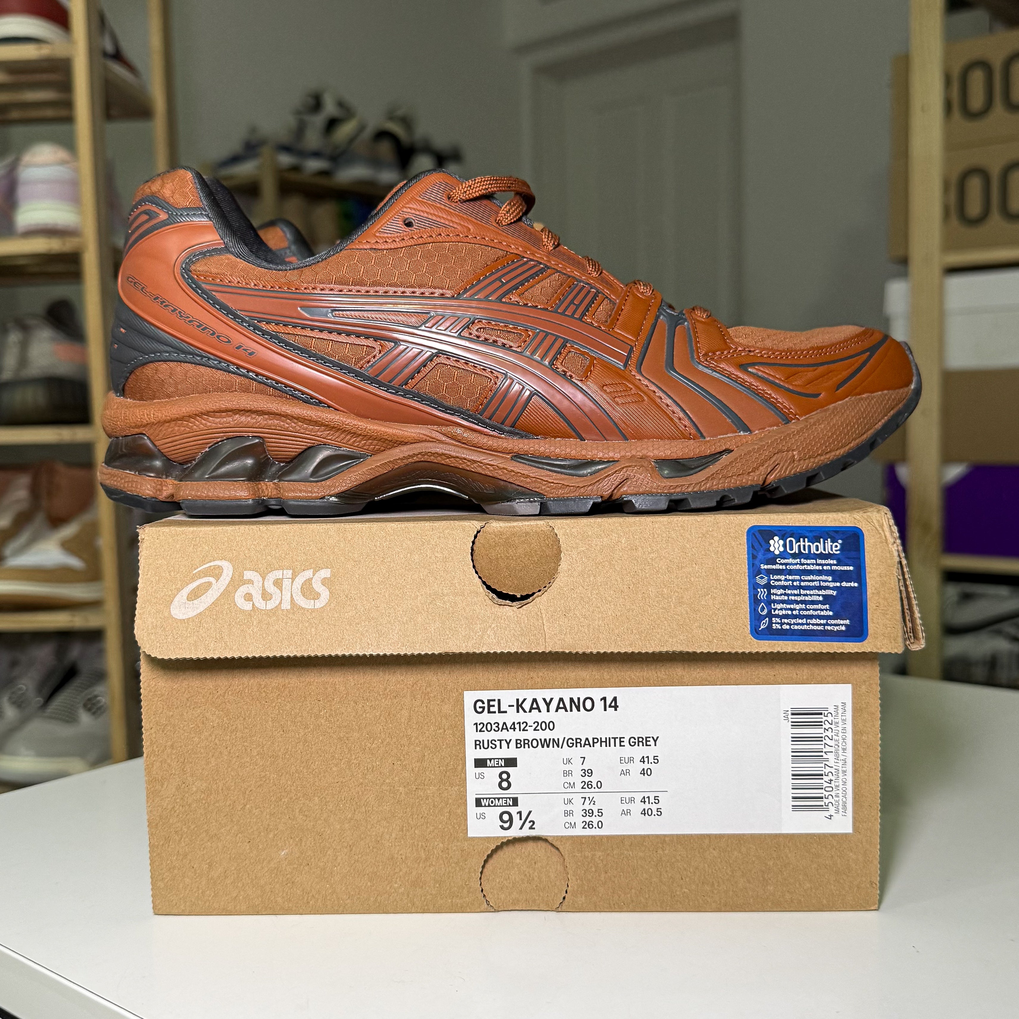 ASICS Gel Kayano 14 Earthenware Pack ‘Rusty Brown’ 2023 - DS