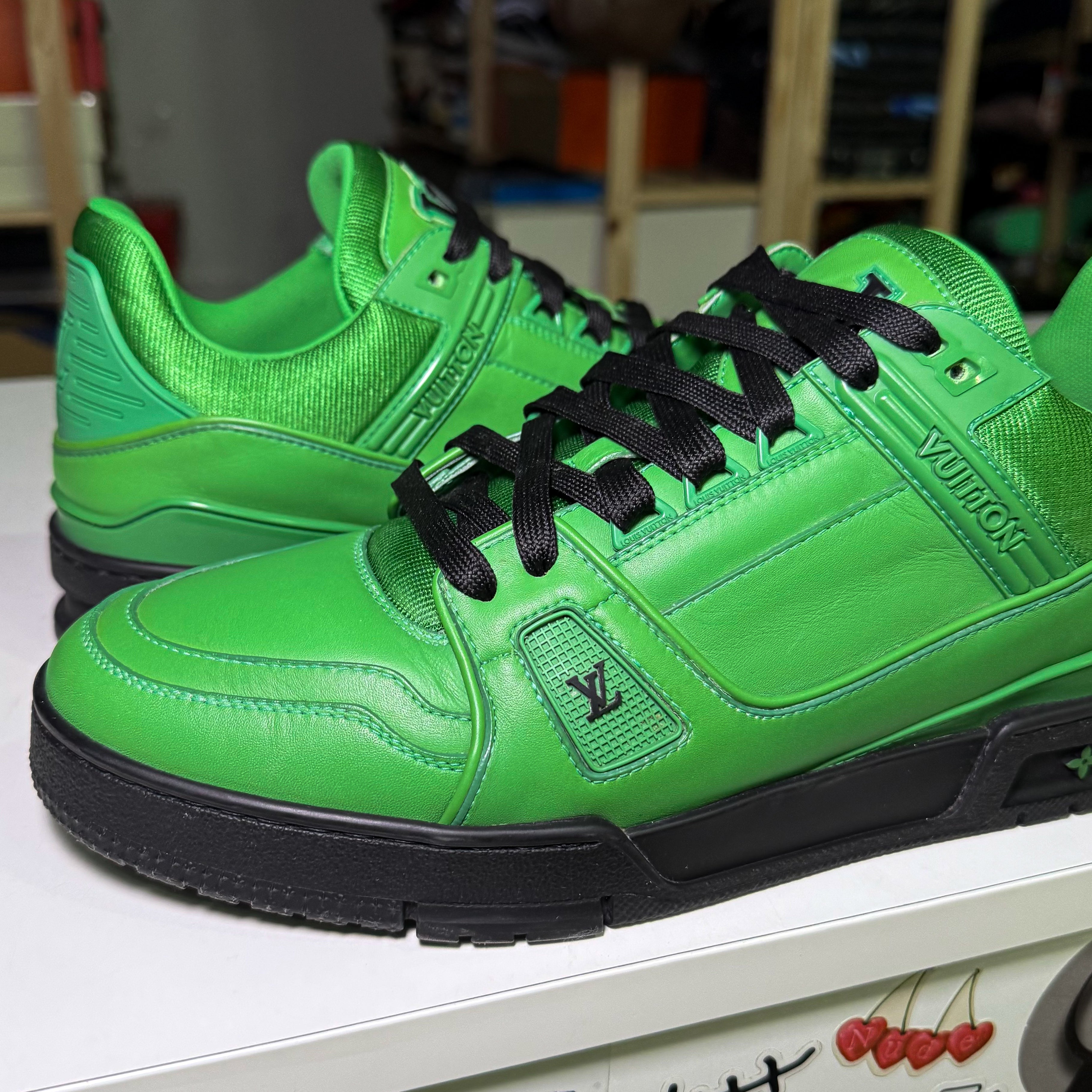 Louis Vuitton LV Trainer ‘Green Black’ 2021 - Recondicionado