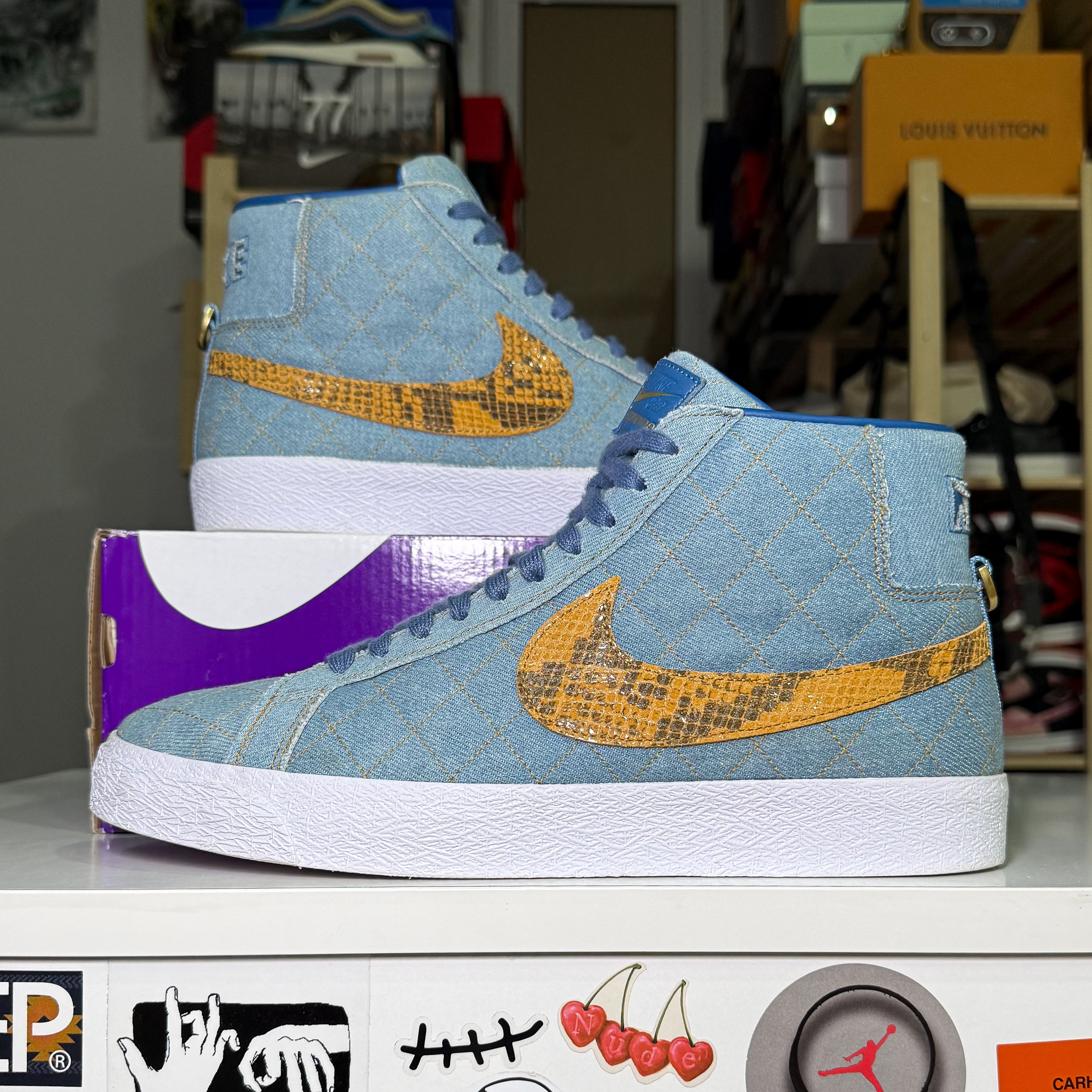 Nike Zoom Blazer Mid QS SB x Supreme ‘Denim’ 2022 - Recondicionado