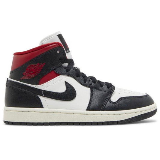 Air Jordan 1 Mid ‘Black Sail Gym Red’ W 2023 - Recondicionado