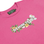 Denim Tears Cotton Floral Logo Tee Pink