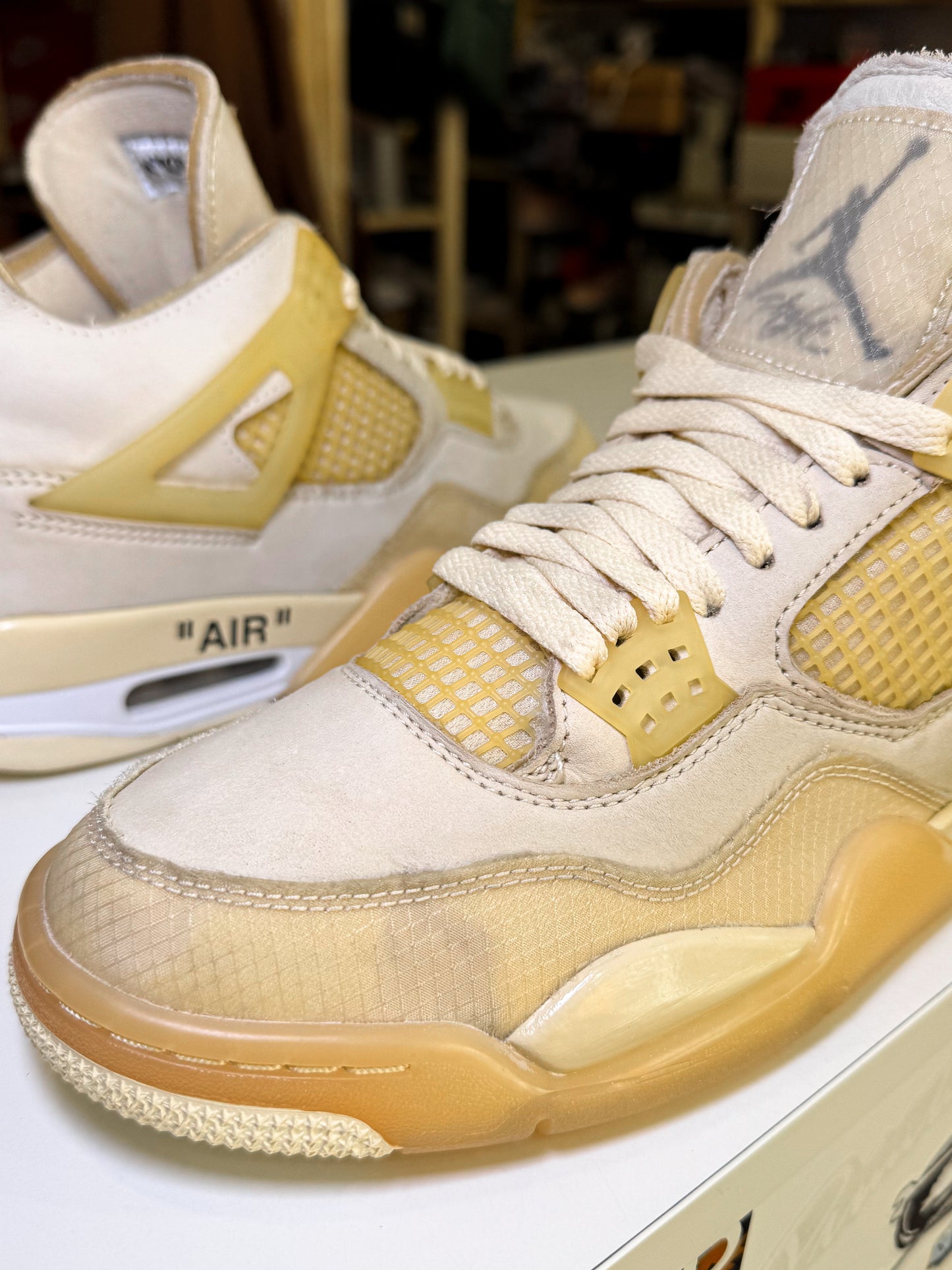 Air Jordan 4 Retro SP x Off White ‘Sail’ W 2020 - Recondicionado