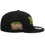 New Era 59Fifty Tampa Bay Rays Tropicana Field Olive Black Edition Fitted Cap