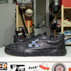 Off White Vulcanized Leather ‘Black Blue’ - Recondicionado