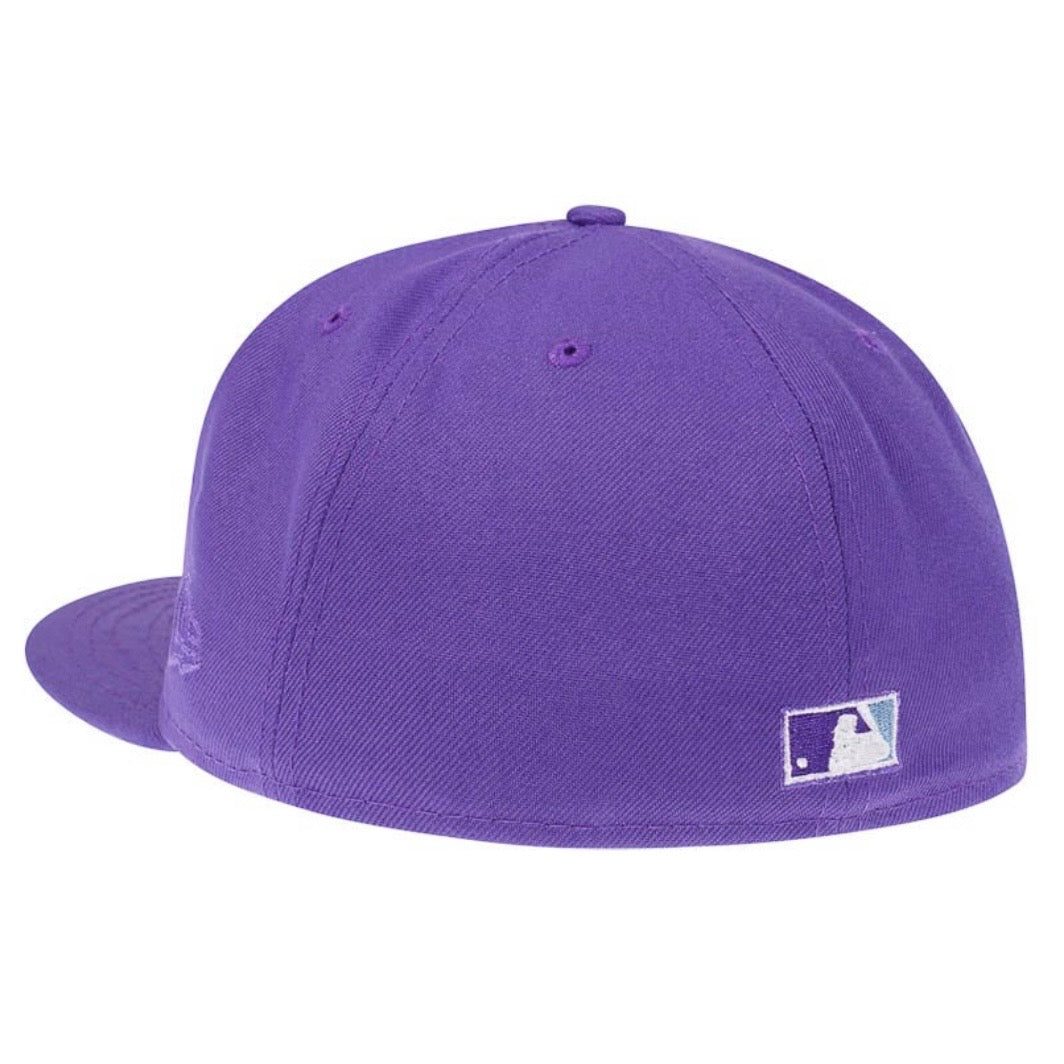 New Era 59Fifty Cincinatti Reds Riverfront Stadium Final Season Fresh Purple Edition Fitted Cap