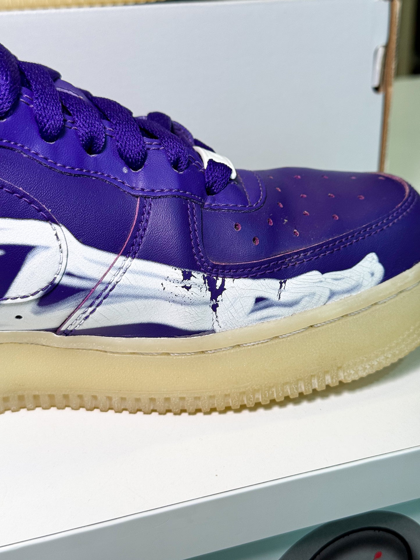 Nike Air Force 1 Low ‘Purple Skelleton’ 2022 - Recondicionado