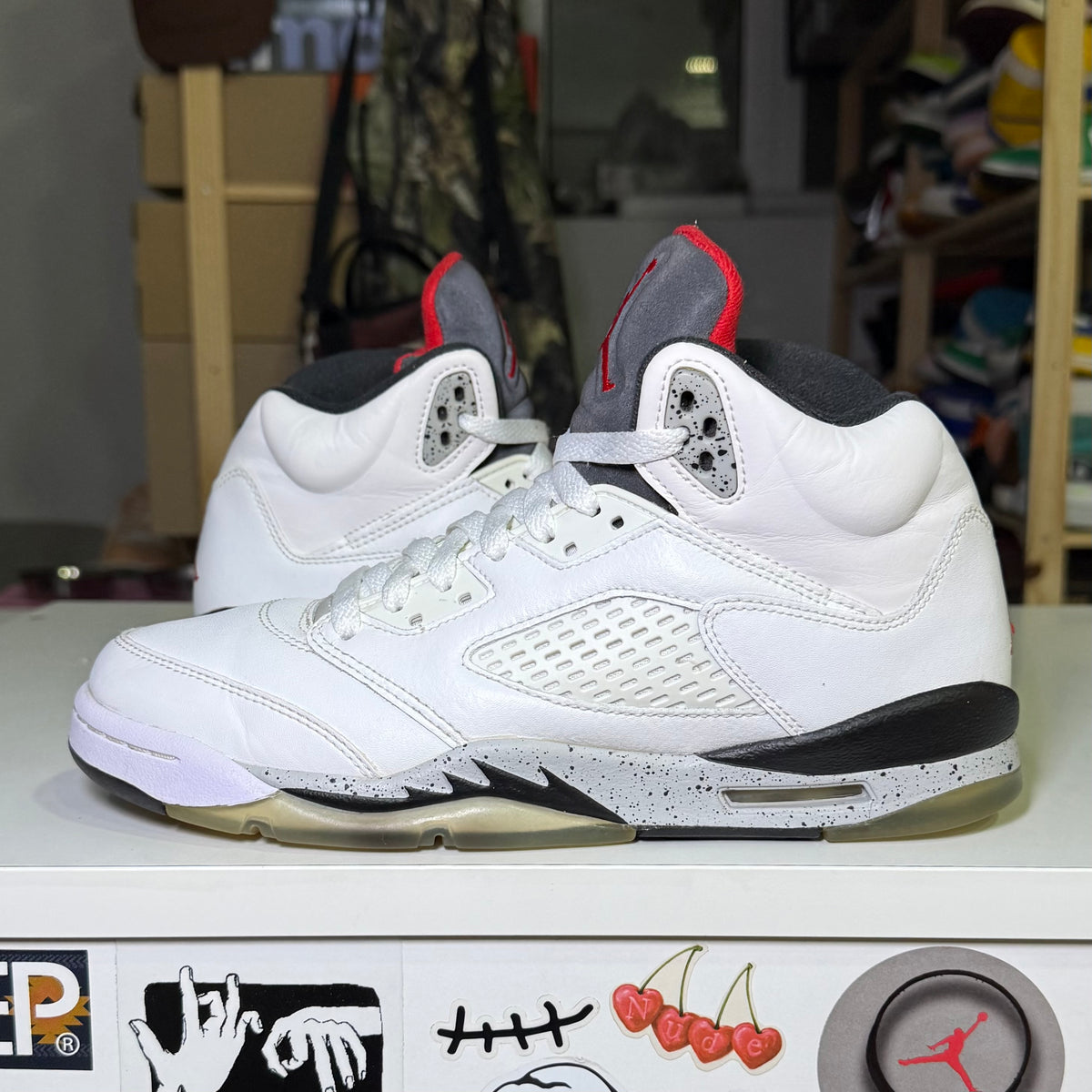 Air Jordan 5 Retro ‘White Cement’ GS 2017 - Recondicionado