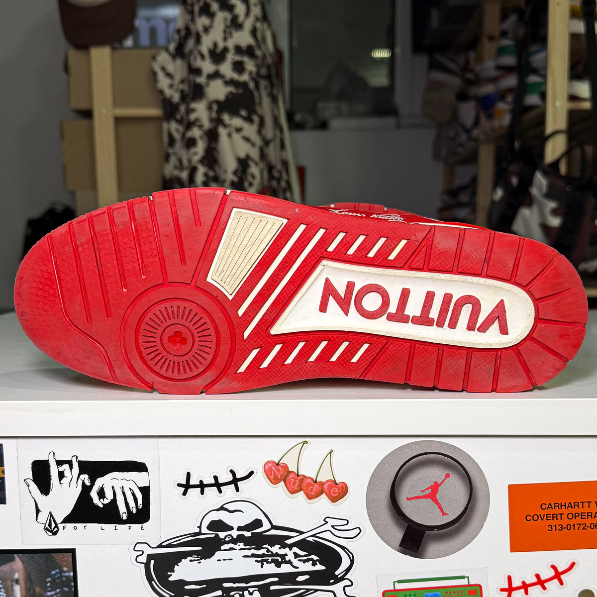 Louis Vuitton LV Trainer #54 Signature ‘Red White’ - Recondicionado