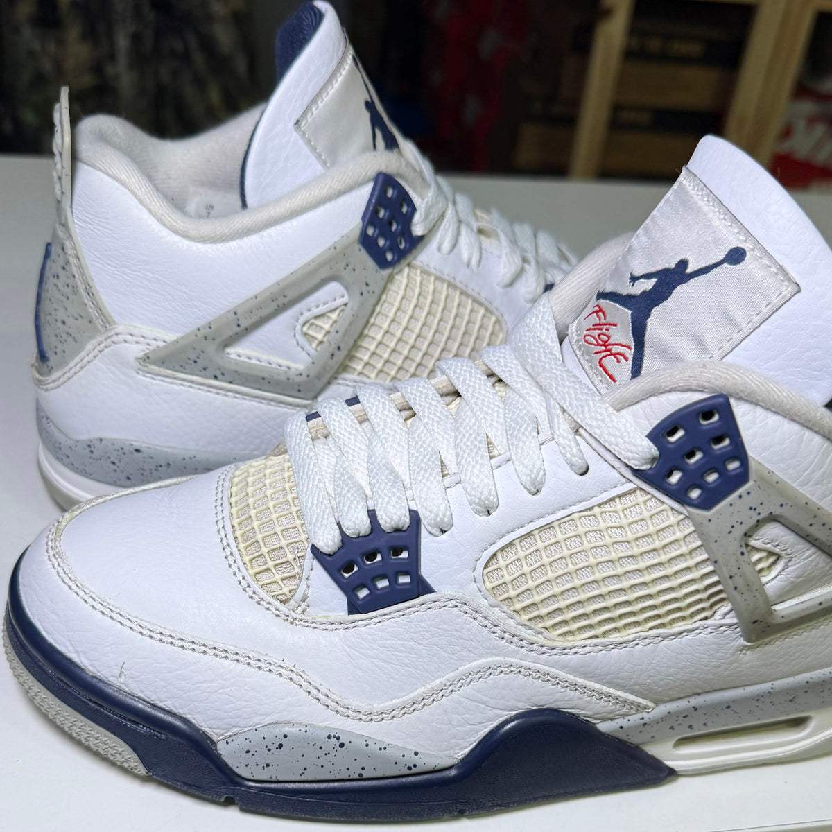 Air Jordan 4 Retro 'Midnight Navy’ 2022 - Recondicionado