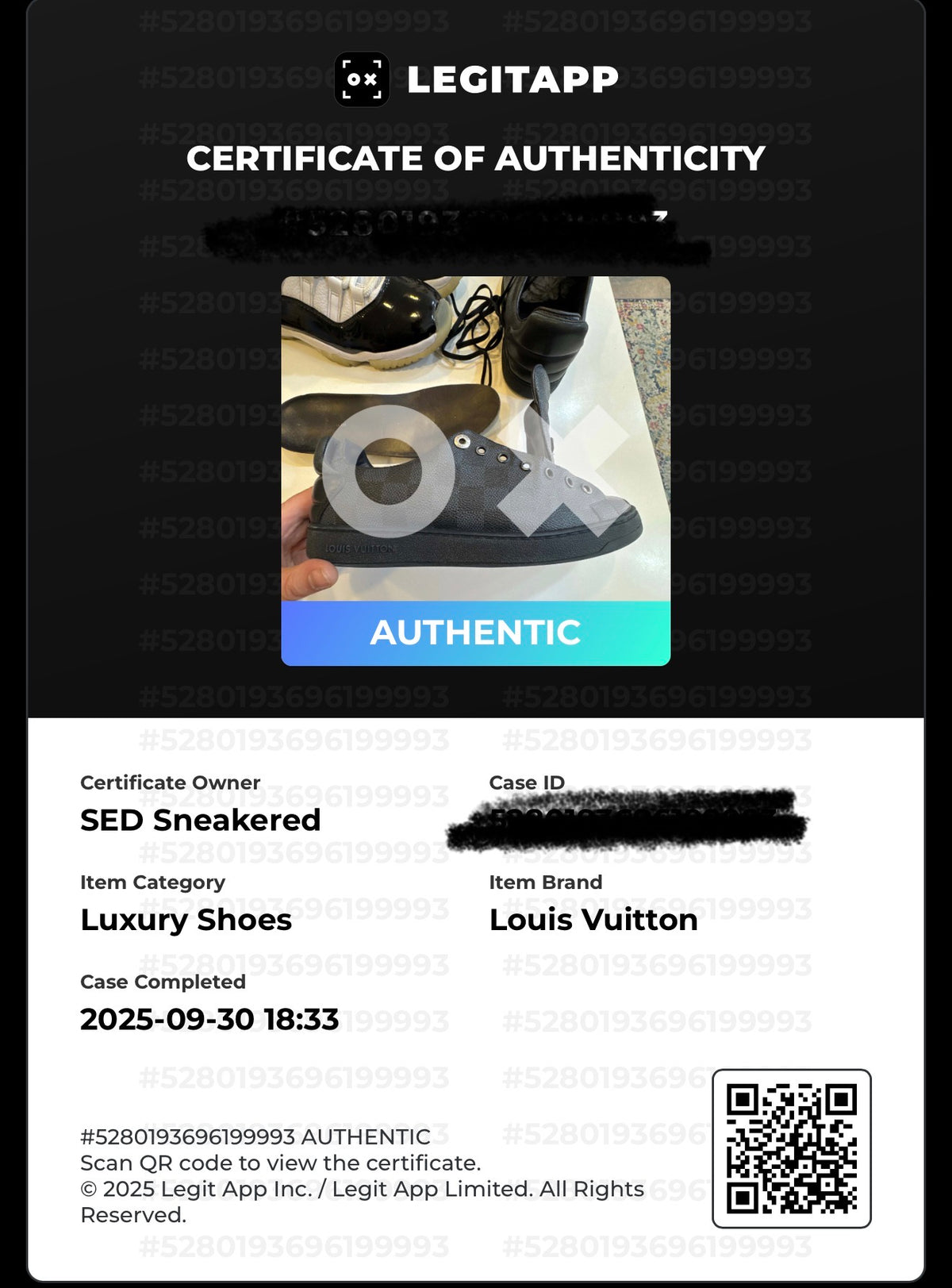 Louis Vuitton Frontrow Damier ‘Cobalt’ - Recondicionado