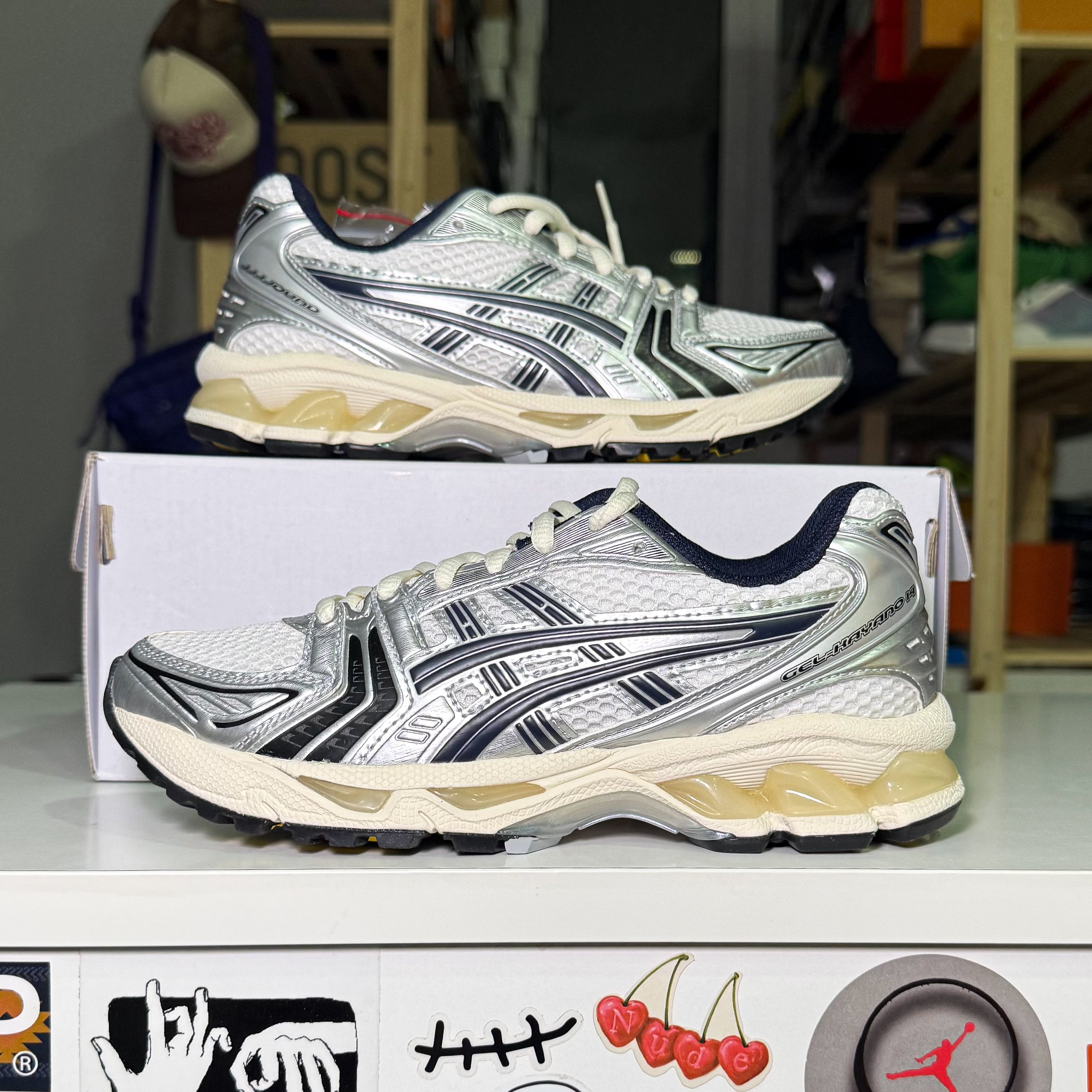 ASICS Gel-Kayano 14 x Jjjjound ‘White Midnight Navy’ 2025 - DS