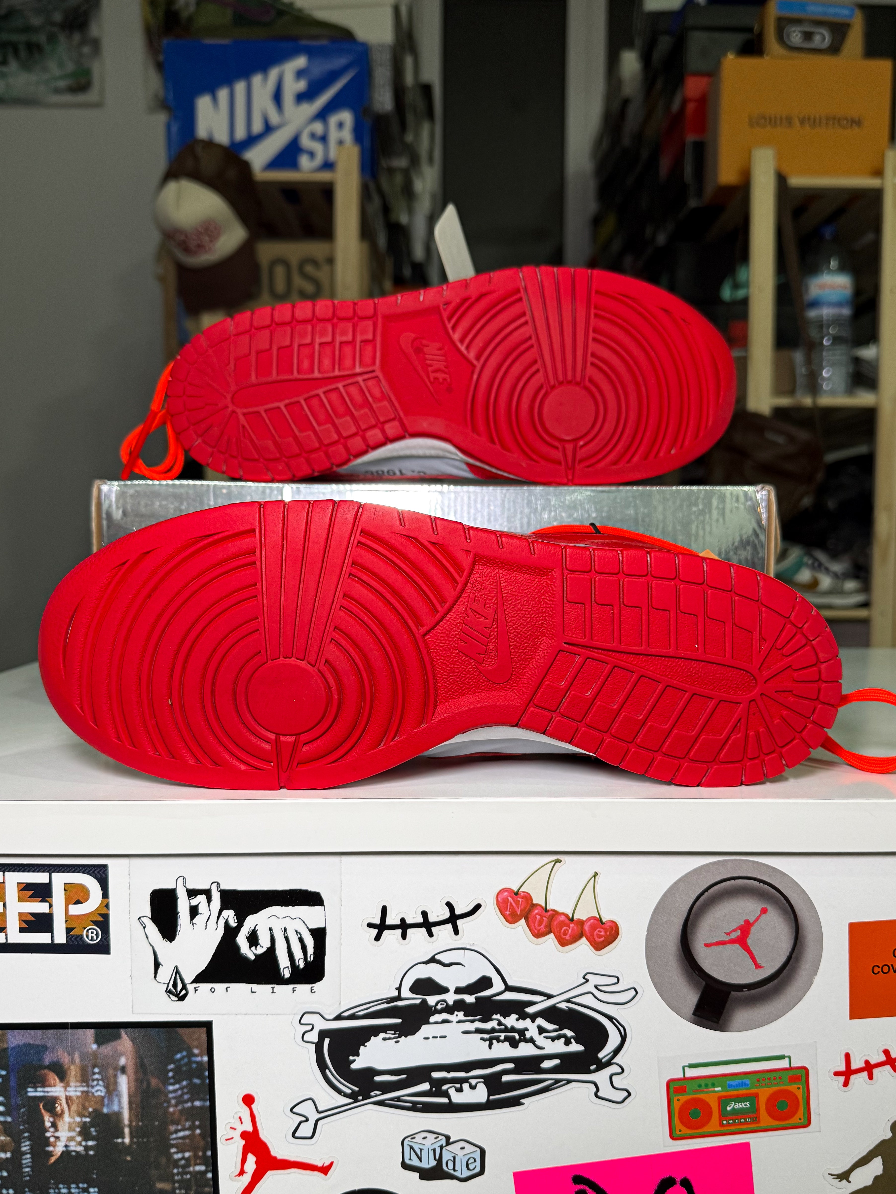 Nike Dunk Low x Off White ‘University Red’ 2019 - Recondicionado