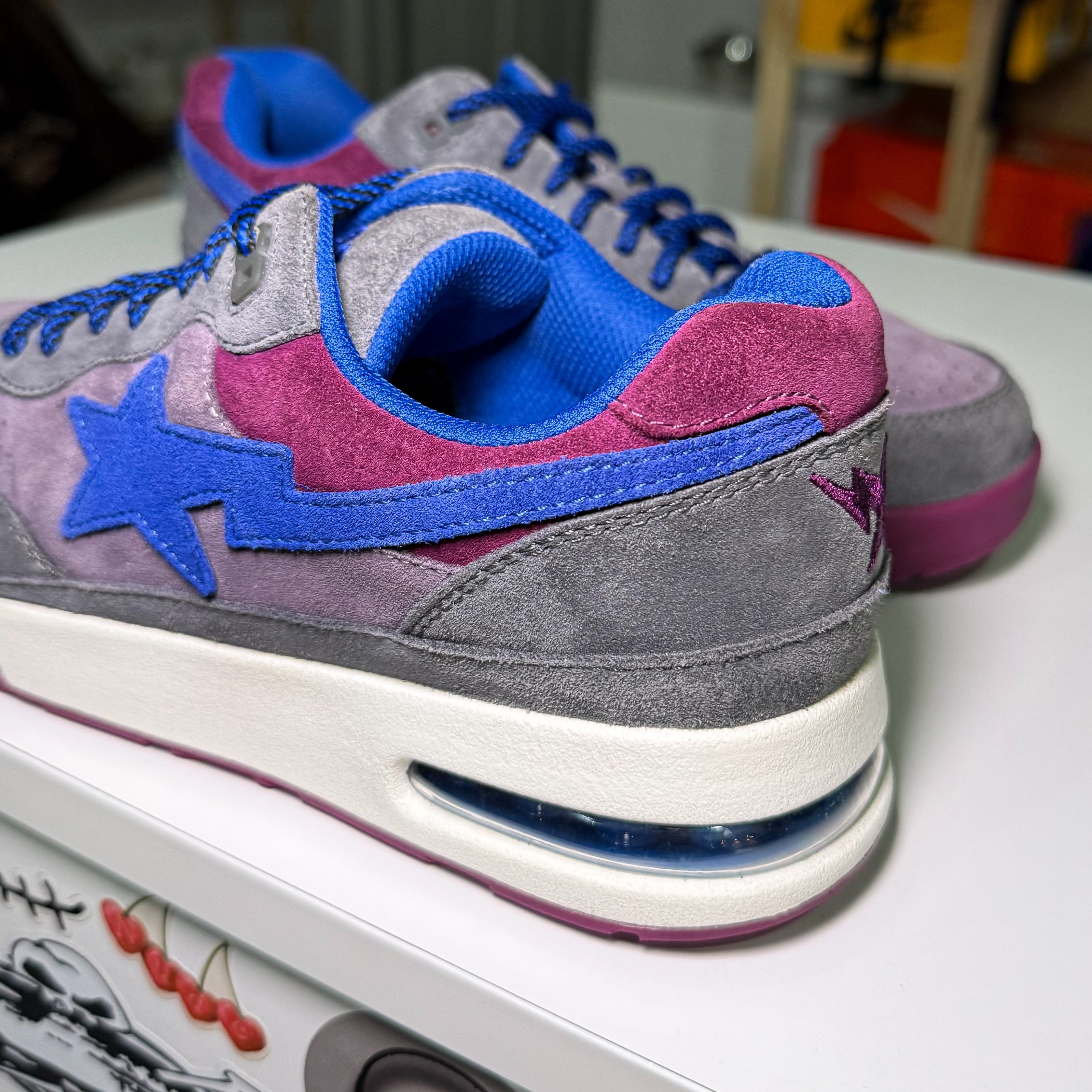 Bape Road Sta Premium Suede ‘Purple Blue’ - Recondicionado
