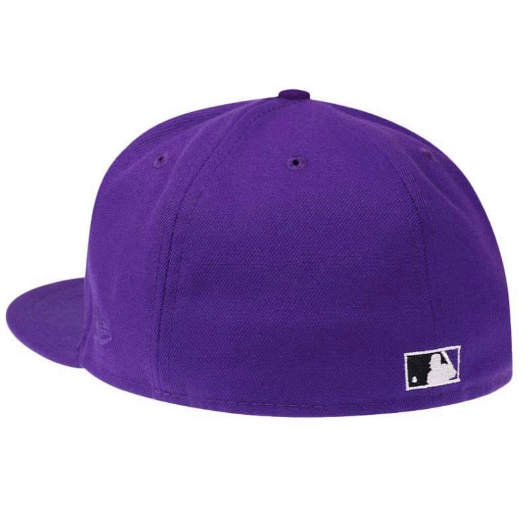 New Era 59Fifty Colorado Rookies 20th Anniversary Purple Lavander Edition Fitted Cap