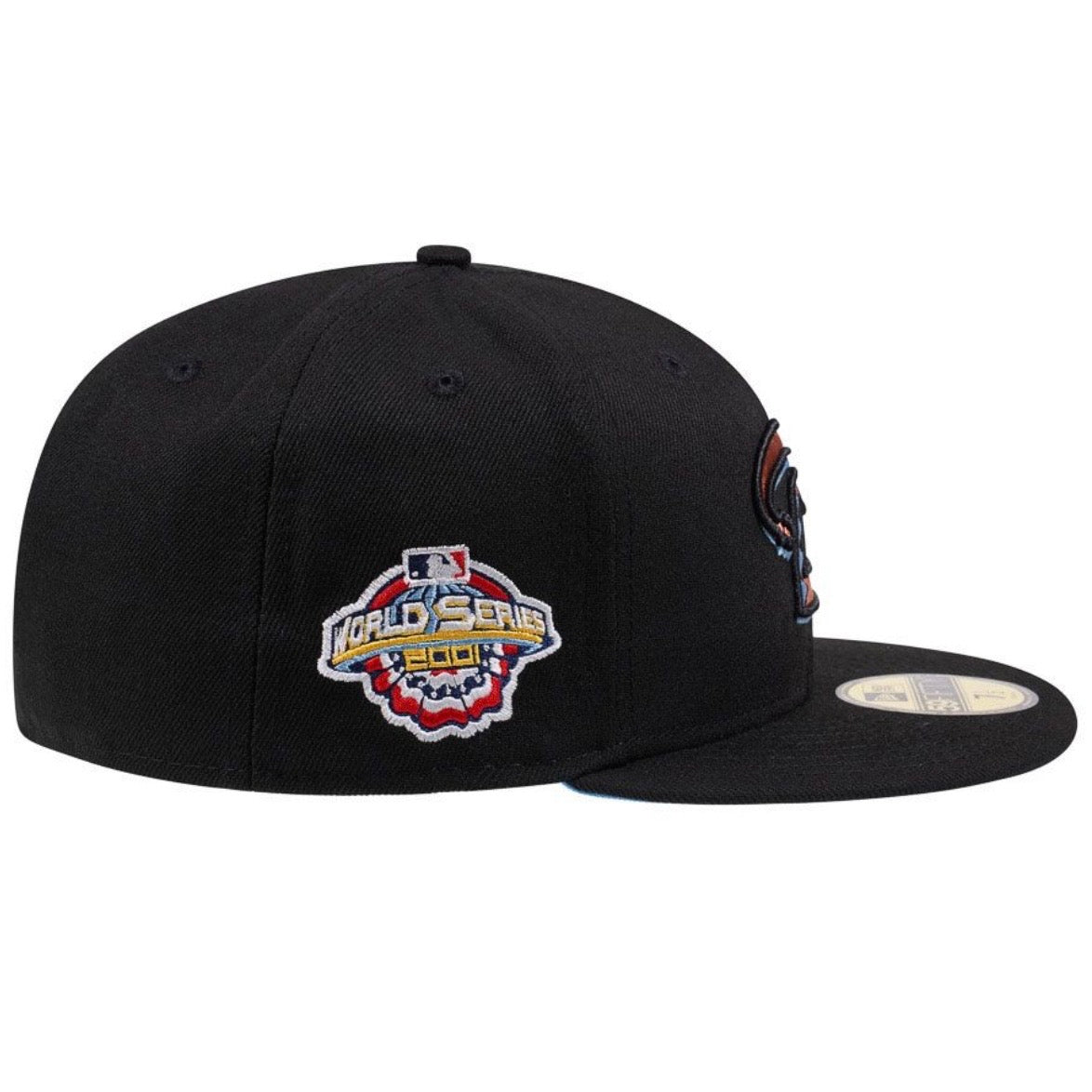 New Era 59Fifty Arizona Diamondbacks World Series 2001 Glacier Blue Edition Fitted Cap